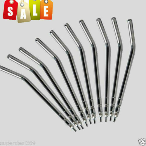 50 Pcs Dental Air Water Spray Triple Syringe Autoclavable Nozzles/Tips/Tubes USA