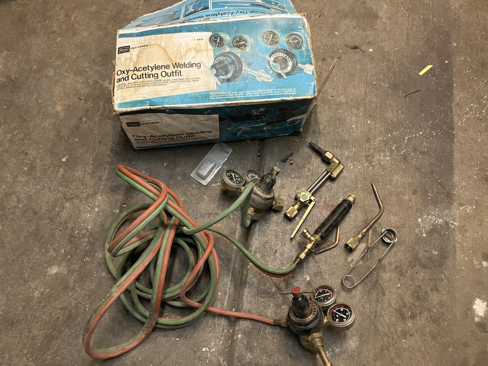 Craftsman Oxy-Acetylene Welding and Cutting Outfit Used Once