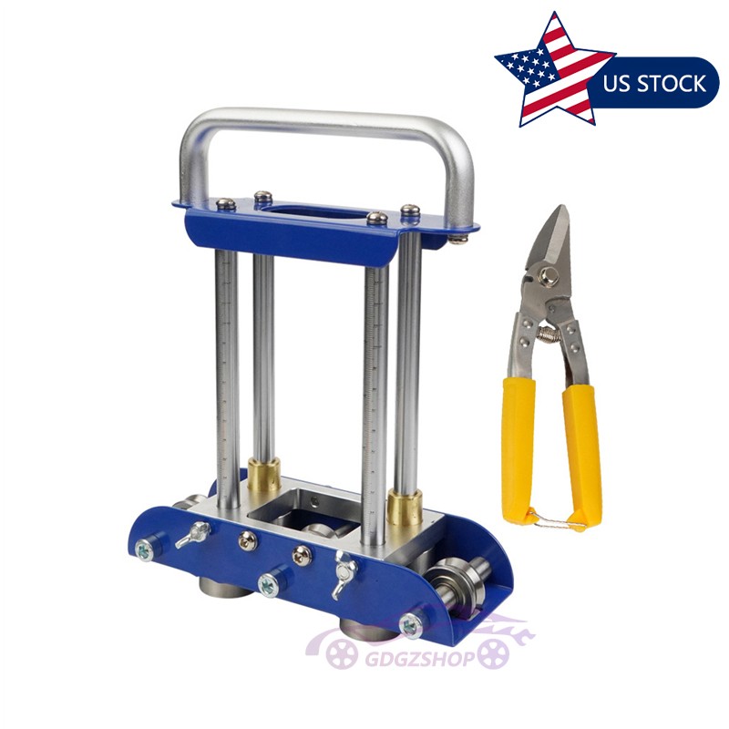 Hand Sheet Metal Edge Roller Bender Roofing Tool & Snip for Making Folding Edges