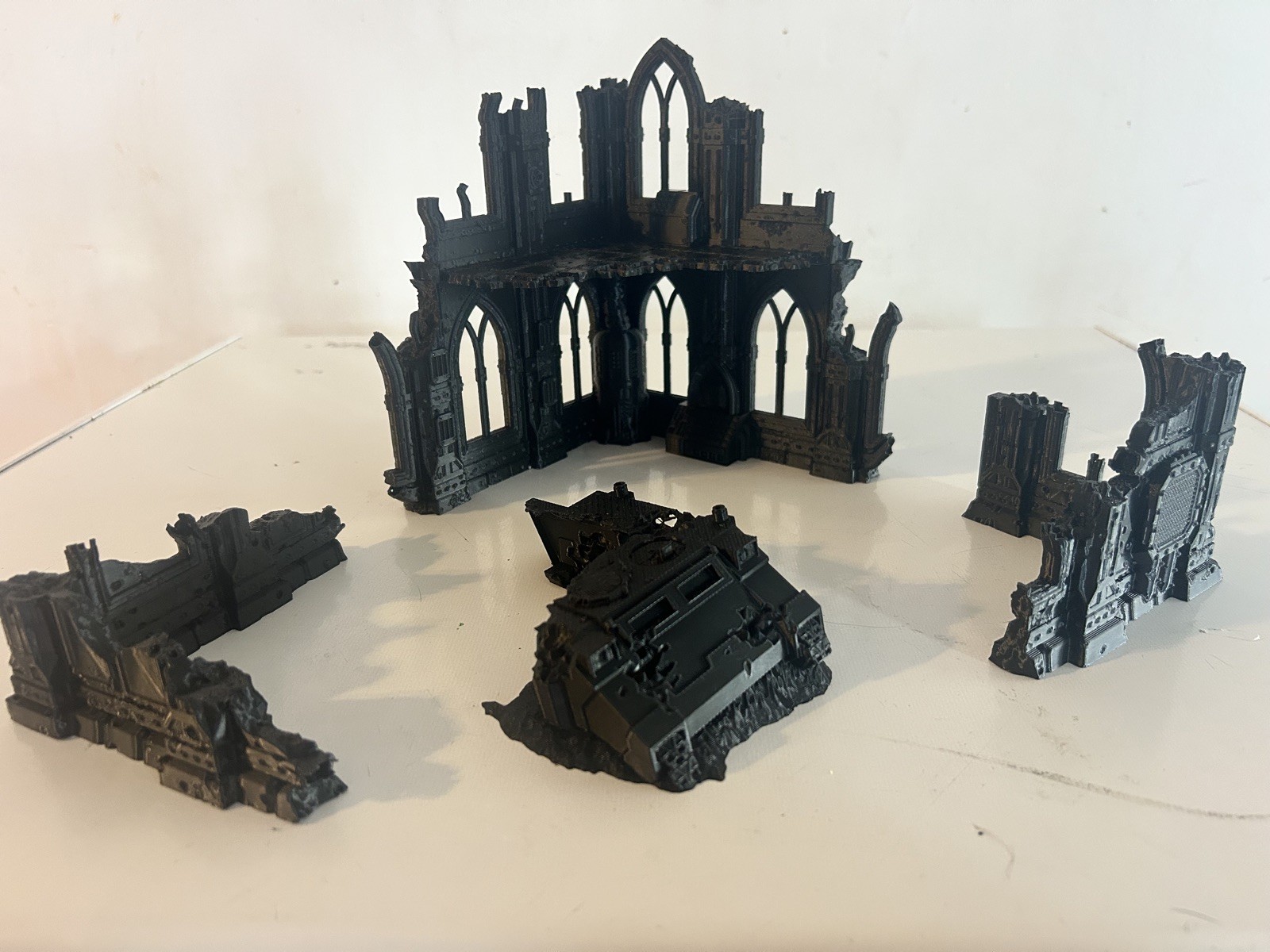 4-Piece Ruin Terrain Set for Warhammer 40k Kill Team