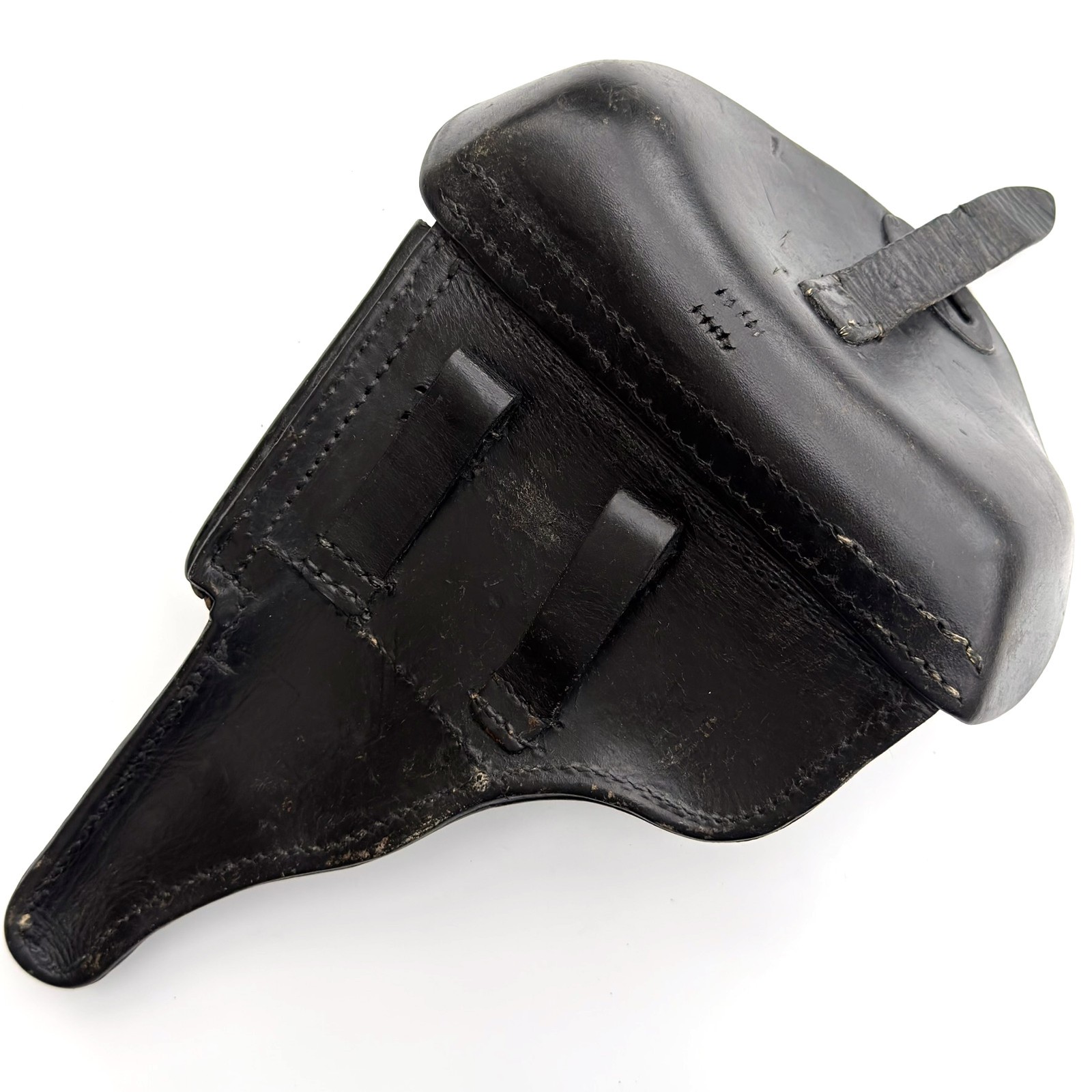 Walther P.38 Pistol HARDSHELL HOLSTER. Faint Oakleaf. Original Vintage.