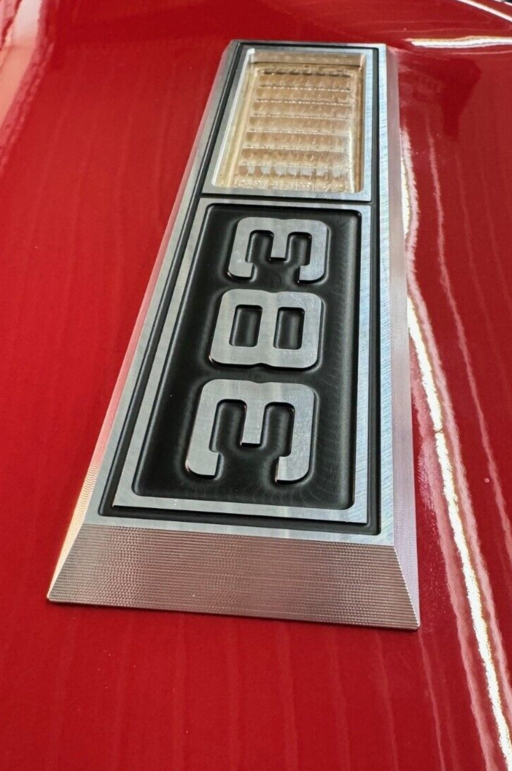 1968 Chevelle Impala Nova '454' Emblem Marker Light Bezel Front Fender Billet