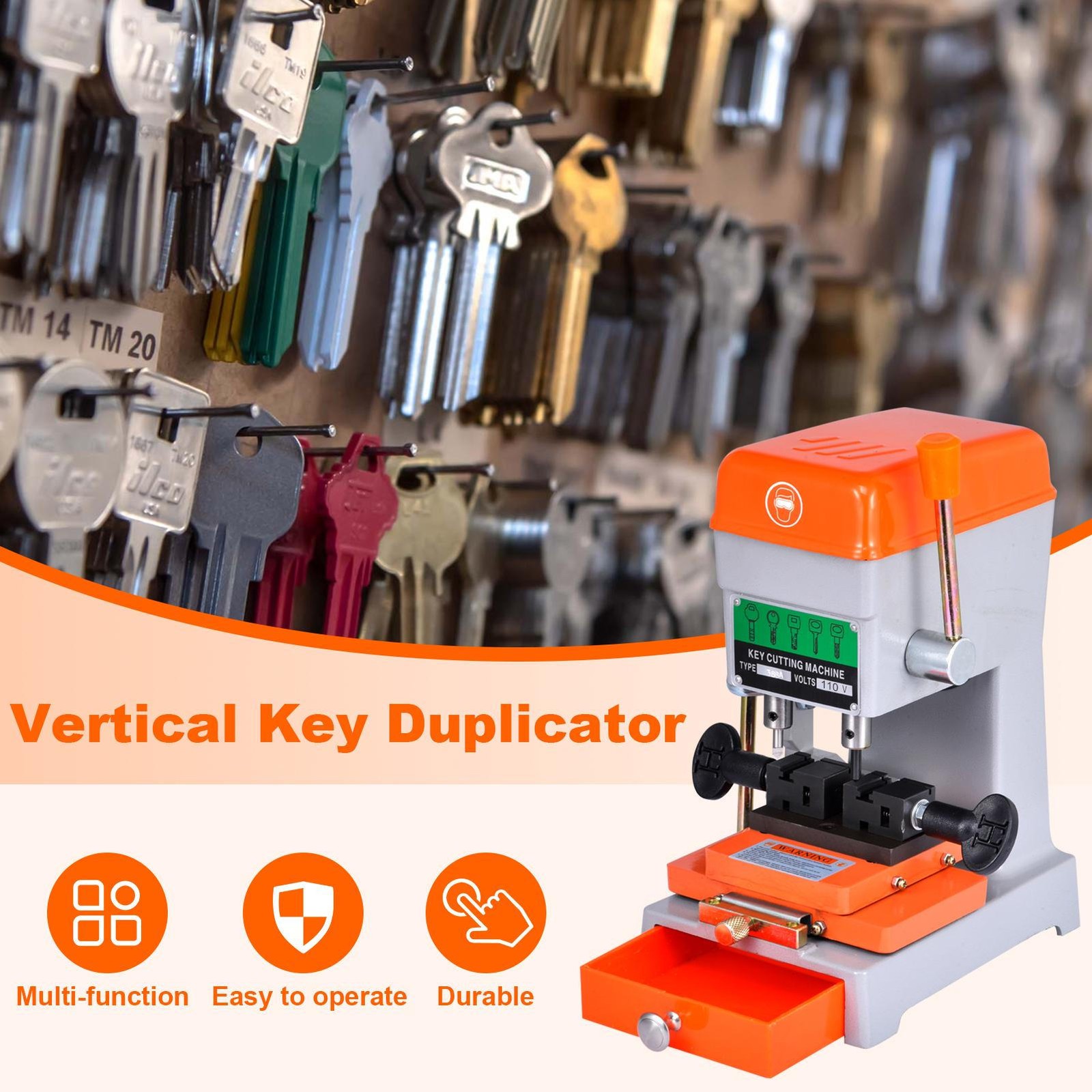 Key Cutting duplicating Machine Cutter Car Key Copier Locksmith Tools