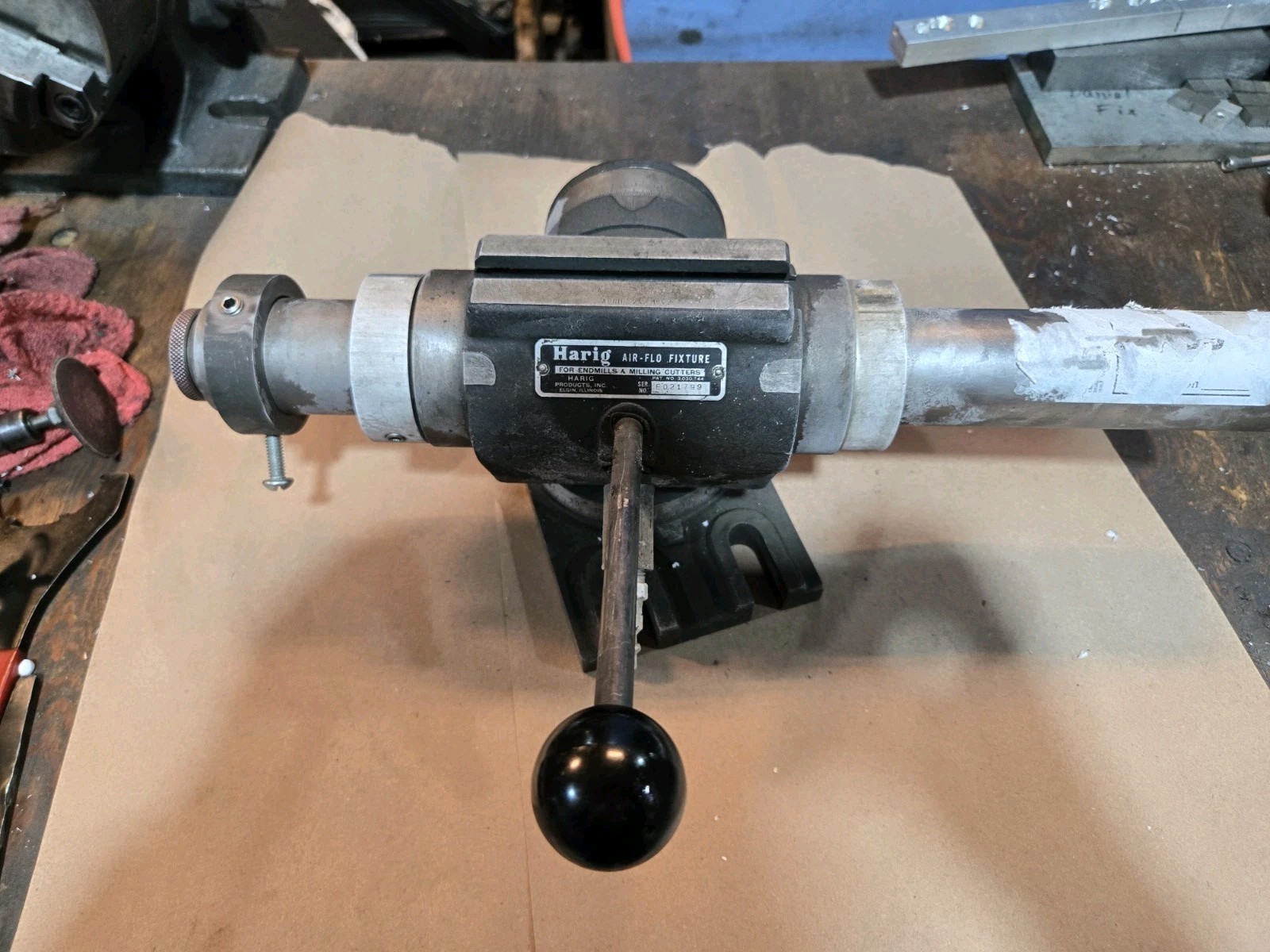 Harig Air Flo Fixture Tool Sharpening Grinding Fixture Drill And End Mill