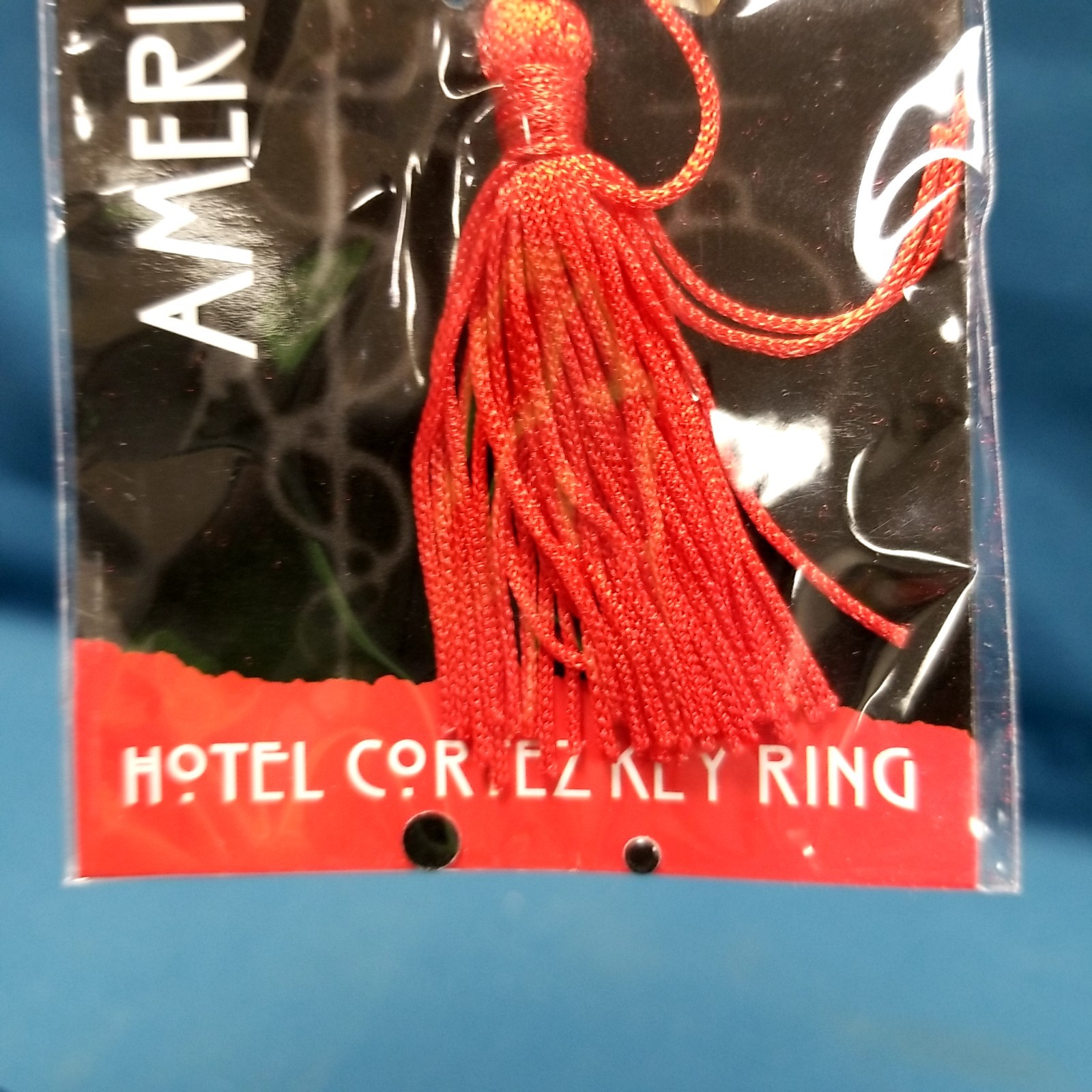 NIP- Loot Crate American Horror Story Hotel Cartez Keychain Key Ring