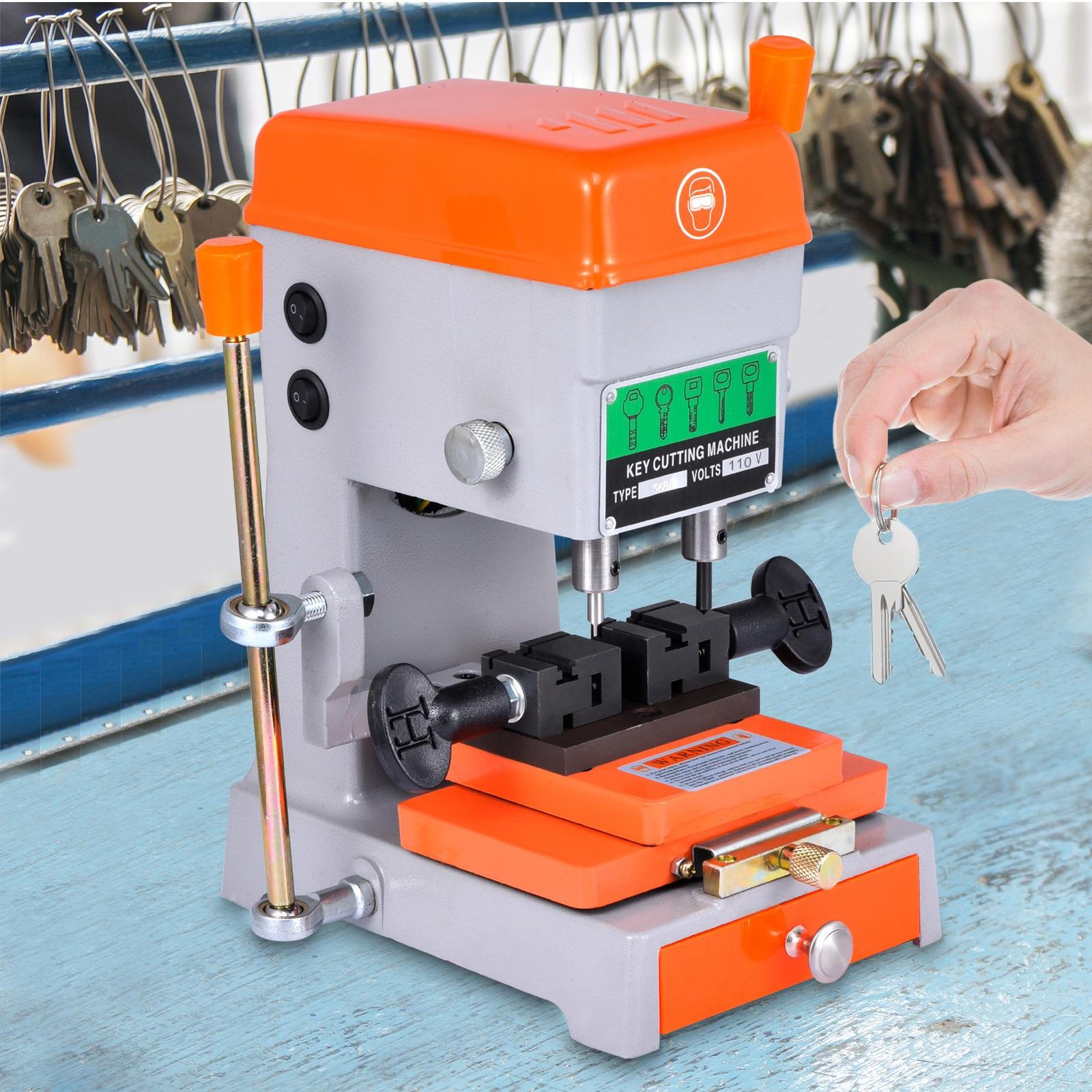 Key Cutting duplicating Machine Cutter Car Key Copier Locksmith Tools