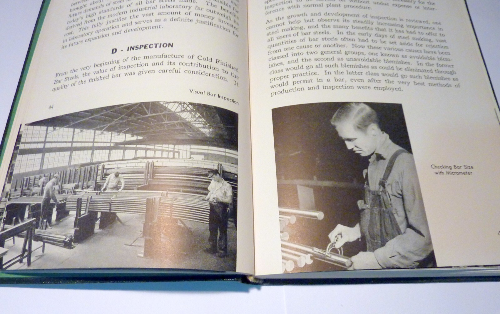 1941 BLISS LAUGHLIN INC COLD FINISHED BAR STEELS 50 YEARS BOOK STEEL US HISTORY