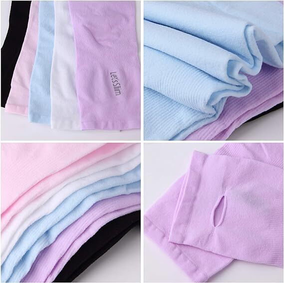 3 Pairs Cooling Arm Sleeves Cover UV Sun Protection Sports Outdoor For Men Women