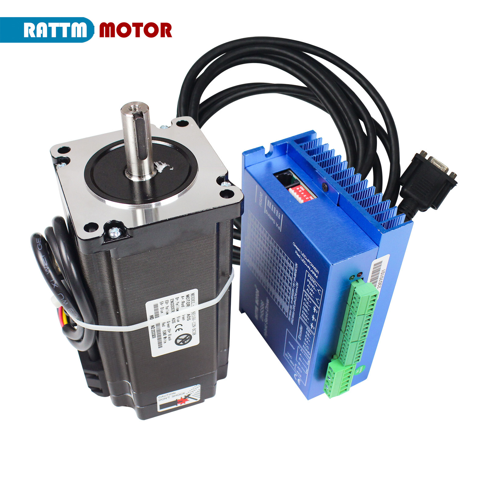 US丨3Axis 12N.m Nema 34 Closed Loop Servo Stepper Motor Driver CNC Controller Kit