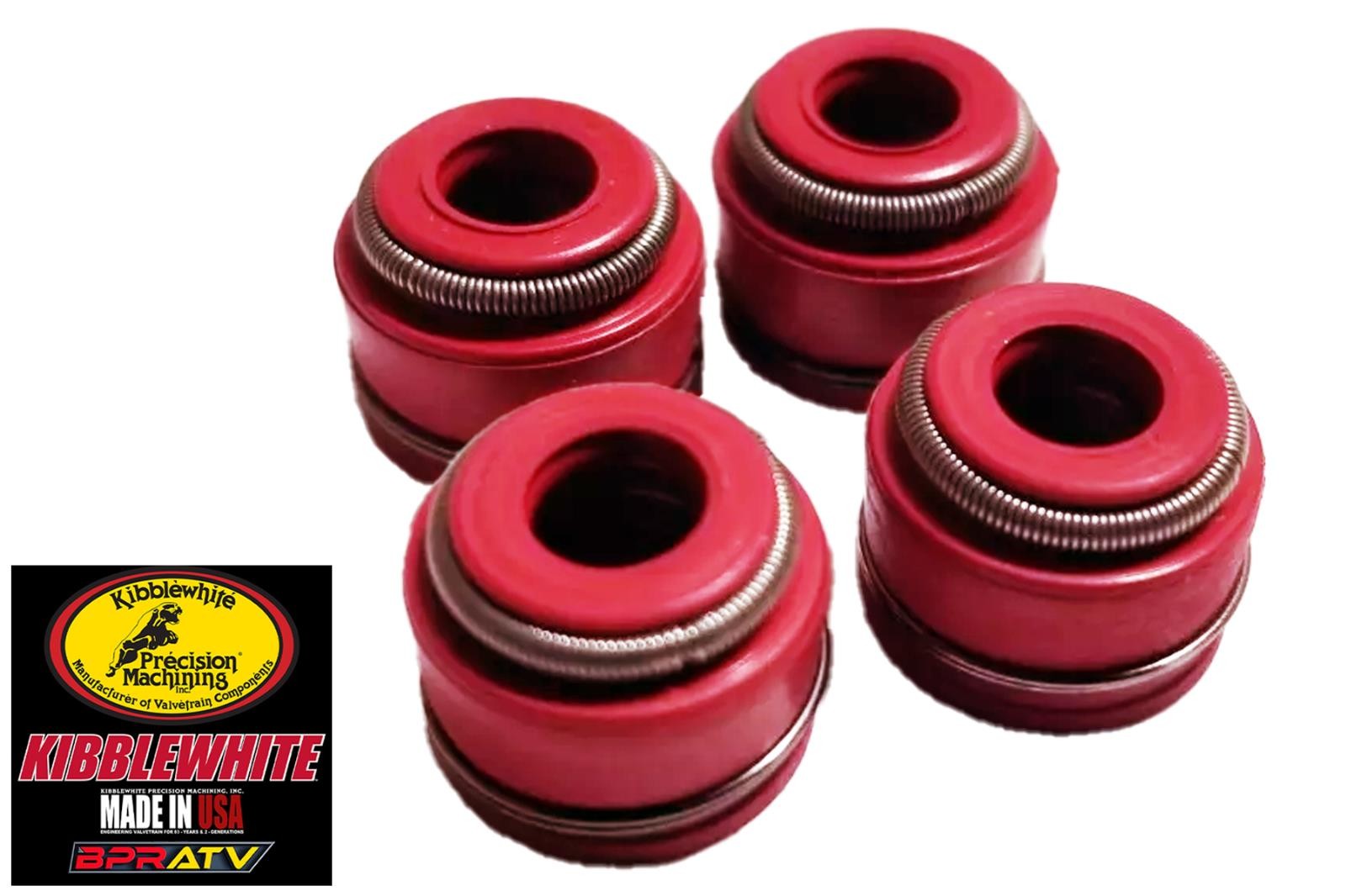 YFZ450 04-13 YZ450F '03-06 KPMI Valve Kit Intake Exhaust Stainless Red Seals OEM