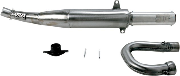 DG Performance ATV National Pipe with Silencer 01-5005 Polaris Trail Blazer 250