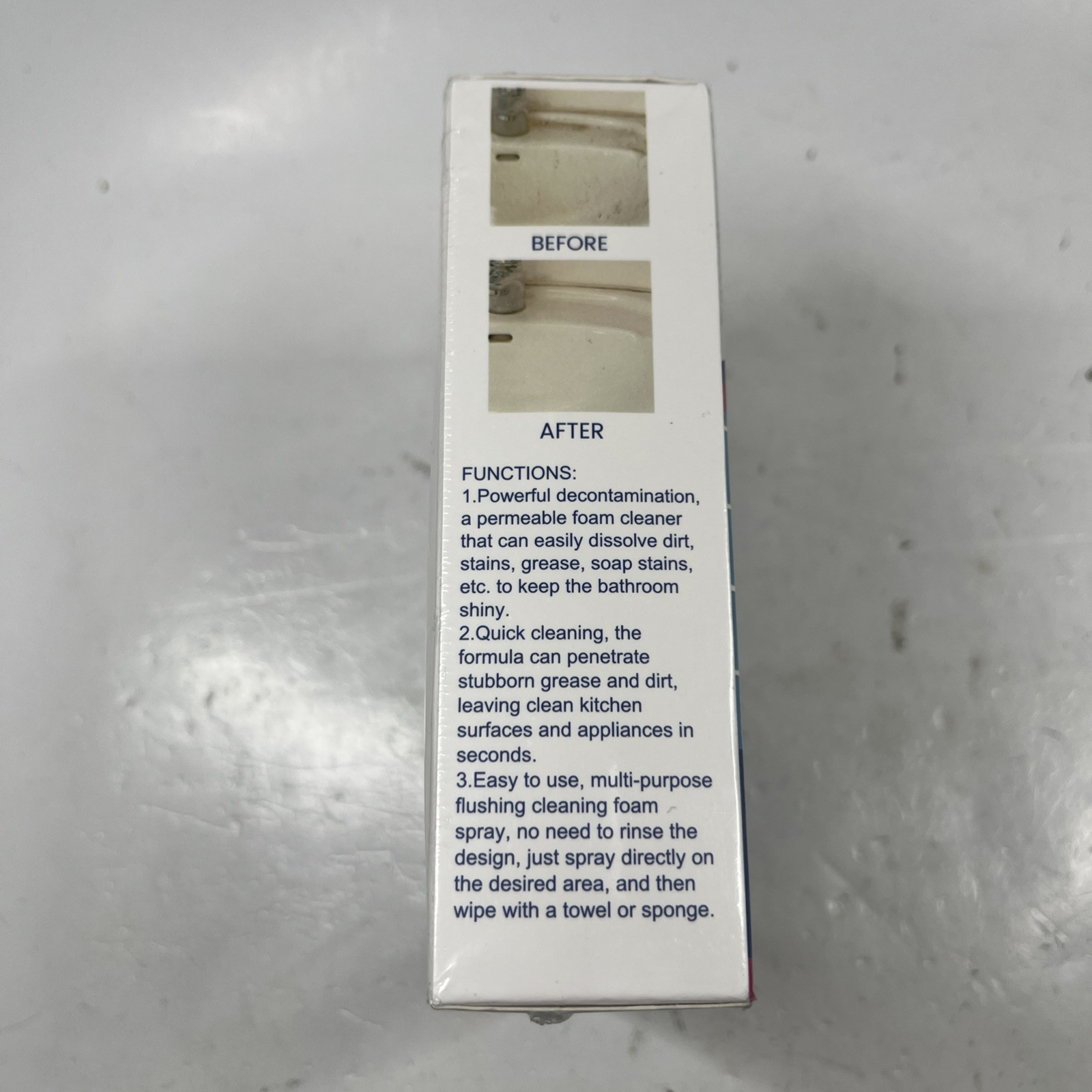 60 ml Bathroom Descaler Spray Jue Fish Bathroom Descaler Stubborn Stains Cleaner