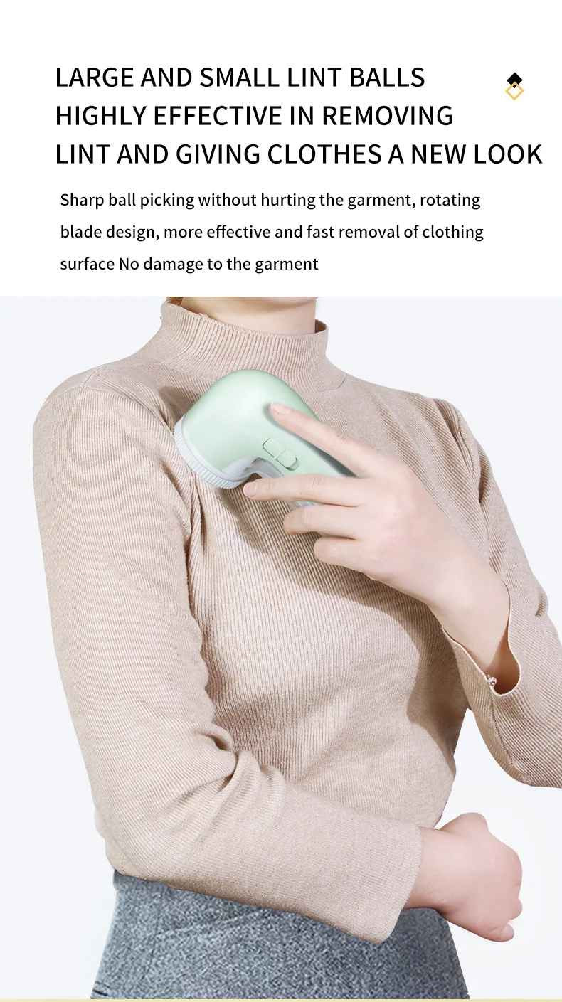 Electric Clothes Lint Pill Fluff Remover Fabrics Sweater Fuzz Shaver Household