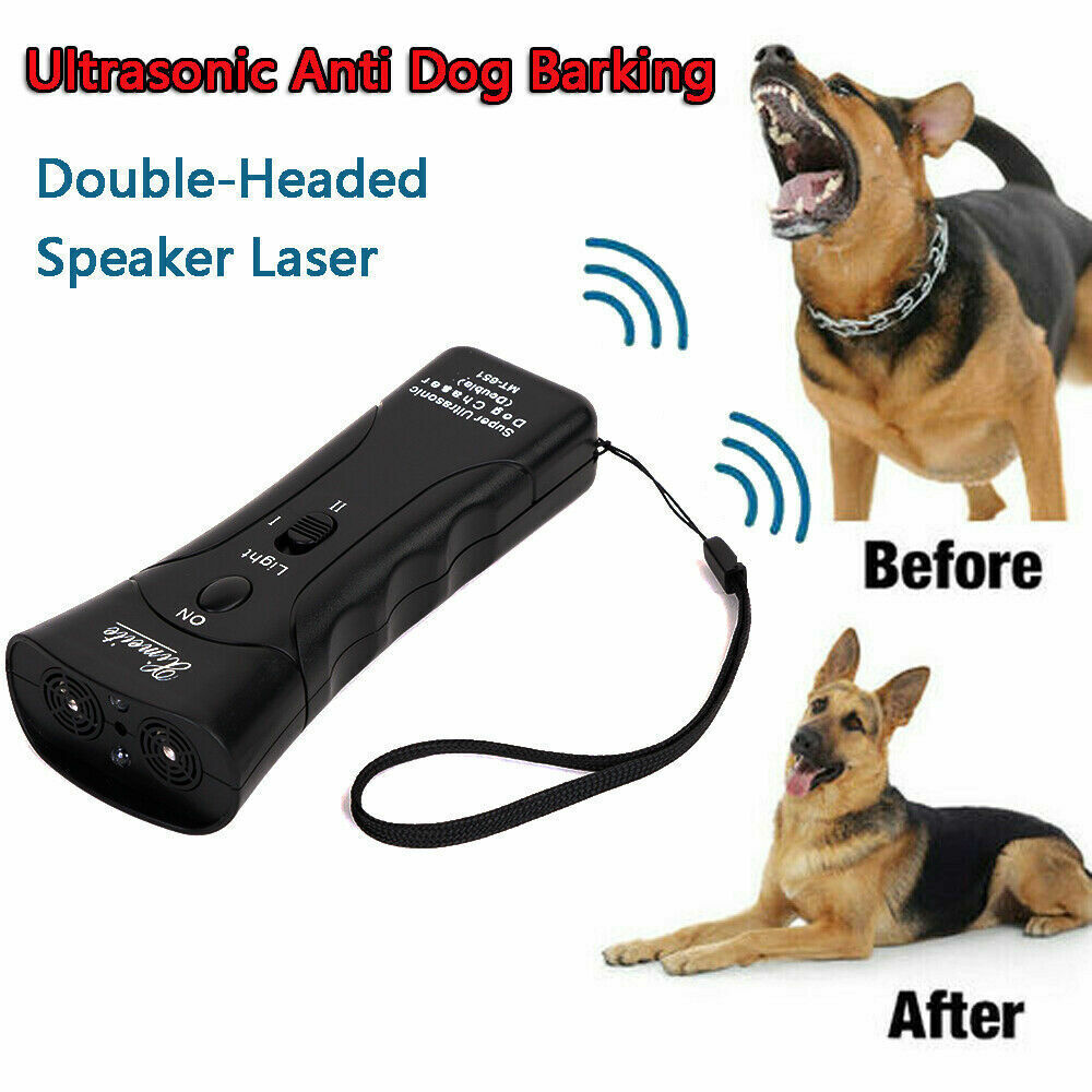 Petgentle Ultrasonic Anti Dog Barking Pet Trainer LED Light Gentle Chaser Device