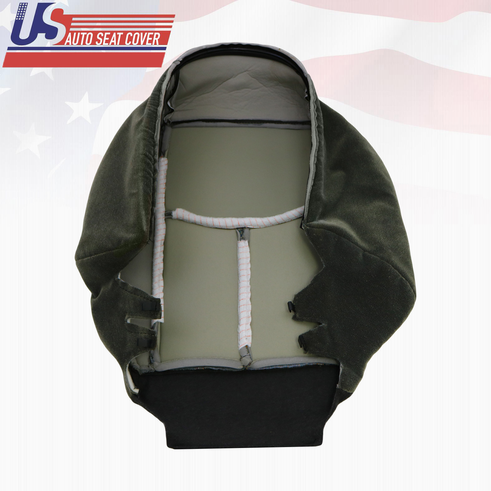 2003 To 2006 Chevy Silverado LS LT Z71 Driver Bottom Cloth Seat Cover Dark Gray