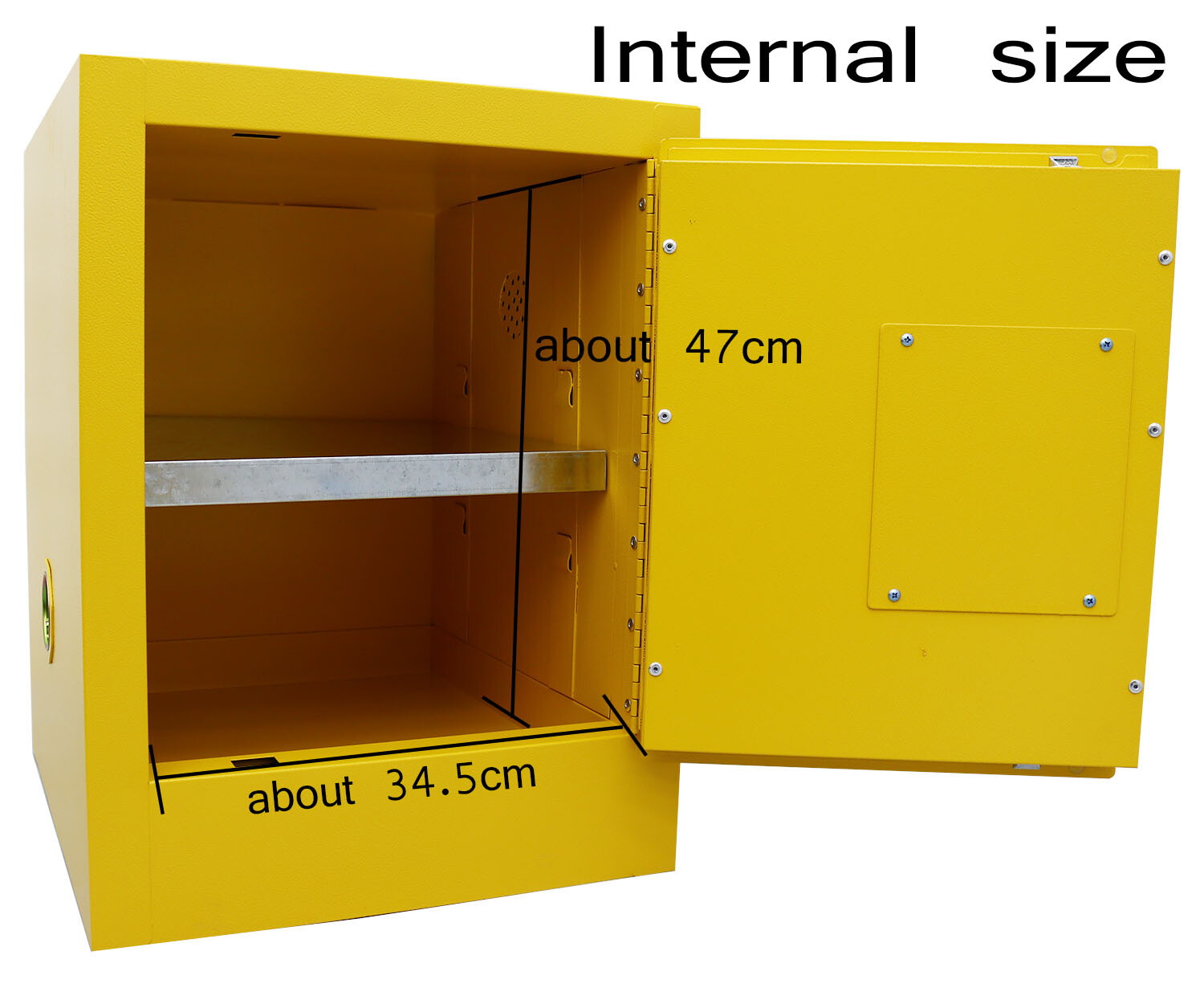 40 Gallon Fireproof Safety Storage Welded Cabinet for Flammable Liquid Free ship