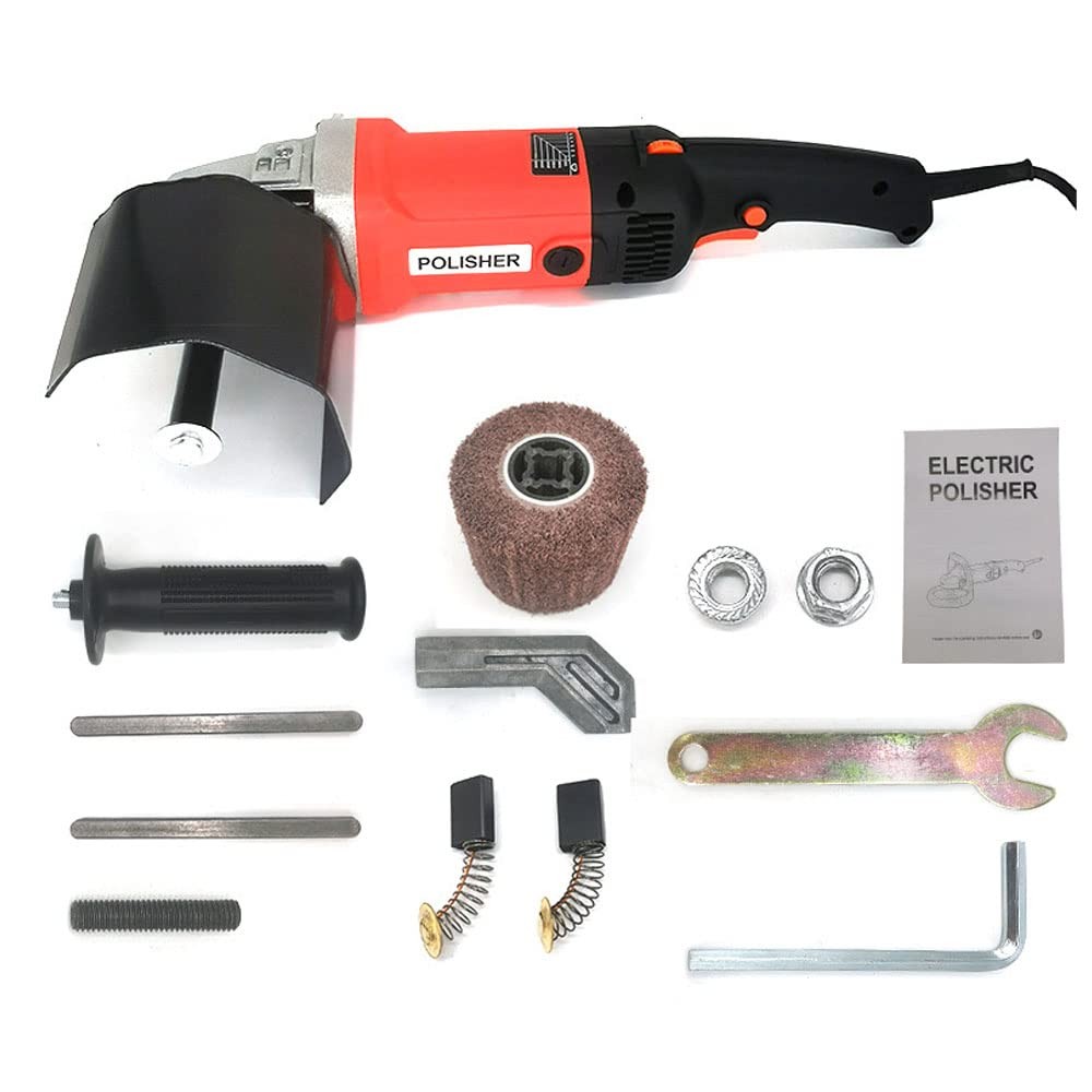 VOTOER1400W Electric Burnishing Polishing Machine,Handheld Electric Wire Drawing