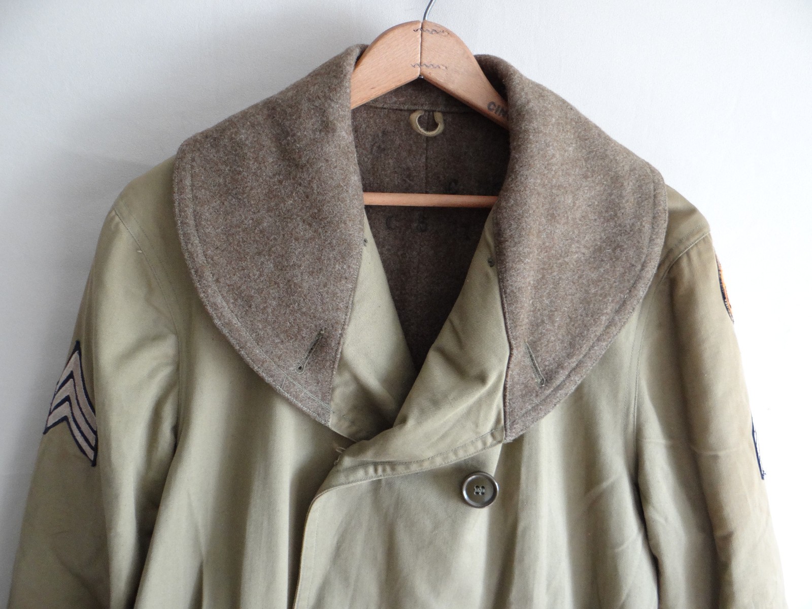 Original WWII 1941 US Army Tank Destroyer M-1938 MACKINAW Jacket Size 40