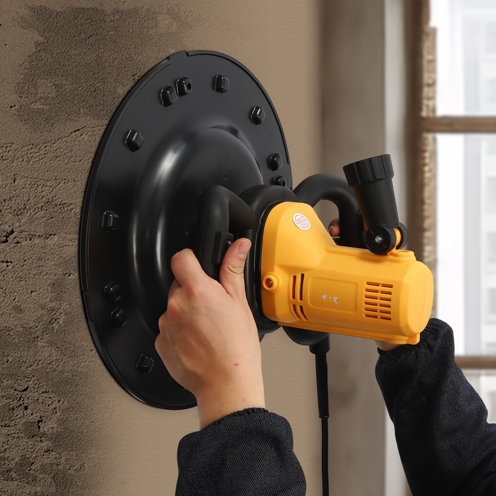 110V Concrete Polishing Machine Smoothing Polishing Machine 6 Variable Speed