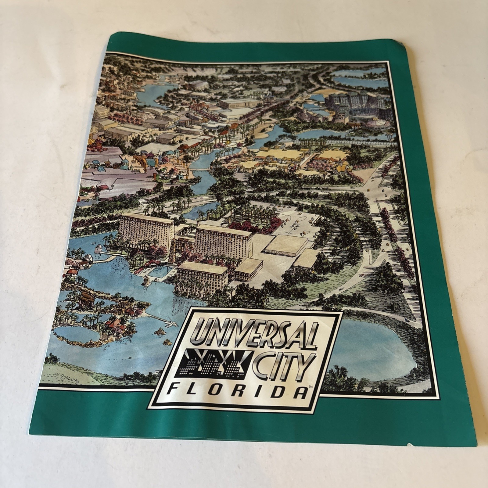Vintage Universal City Florida Pre Islands of Adventure Brochure Map RARE