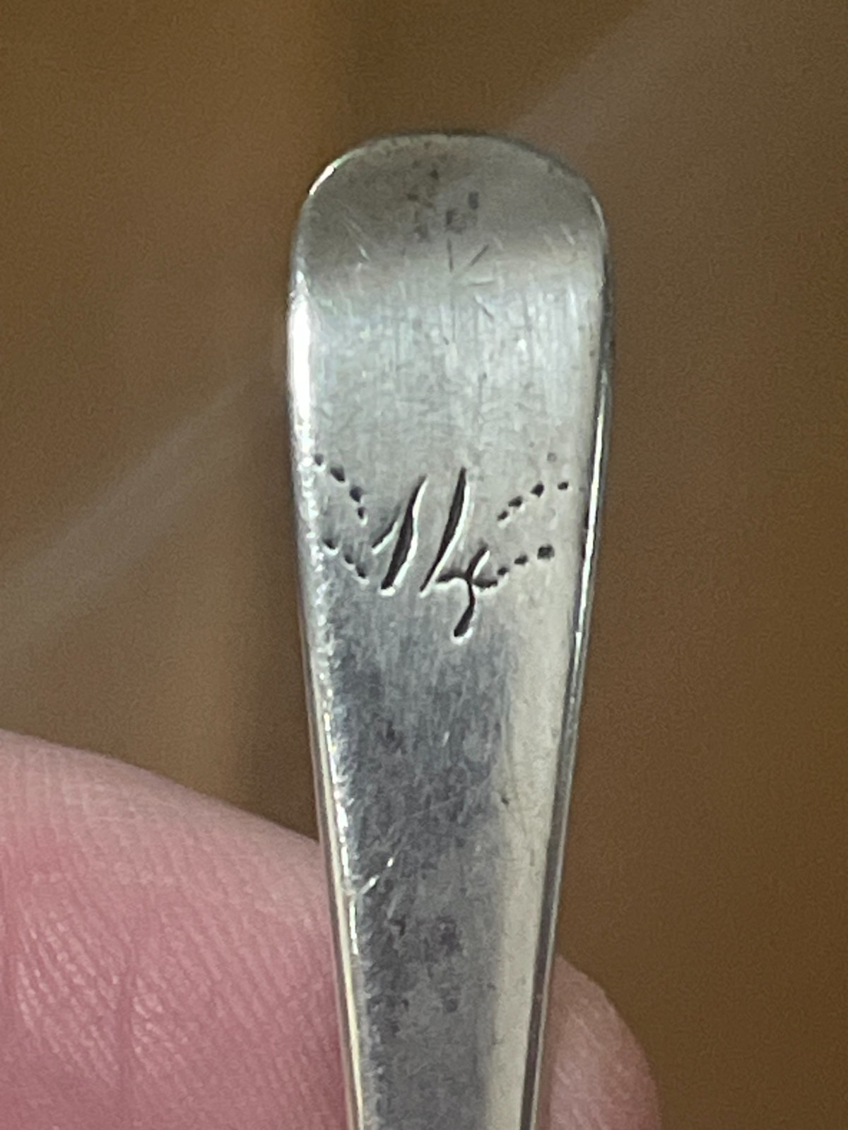 Sterling Silver Master Salt Spoon SOLOMON HOUGHAM English 1810