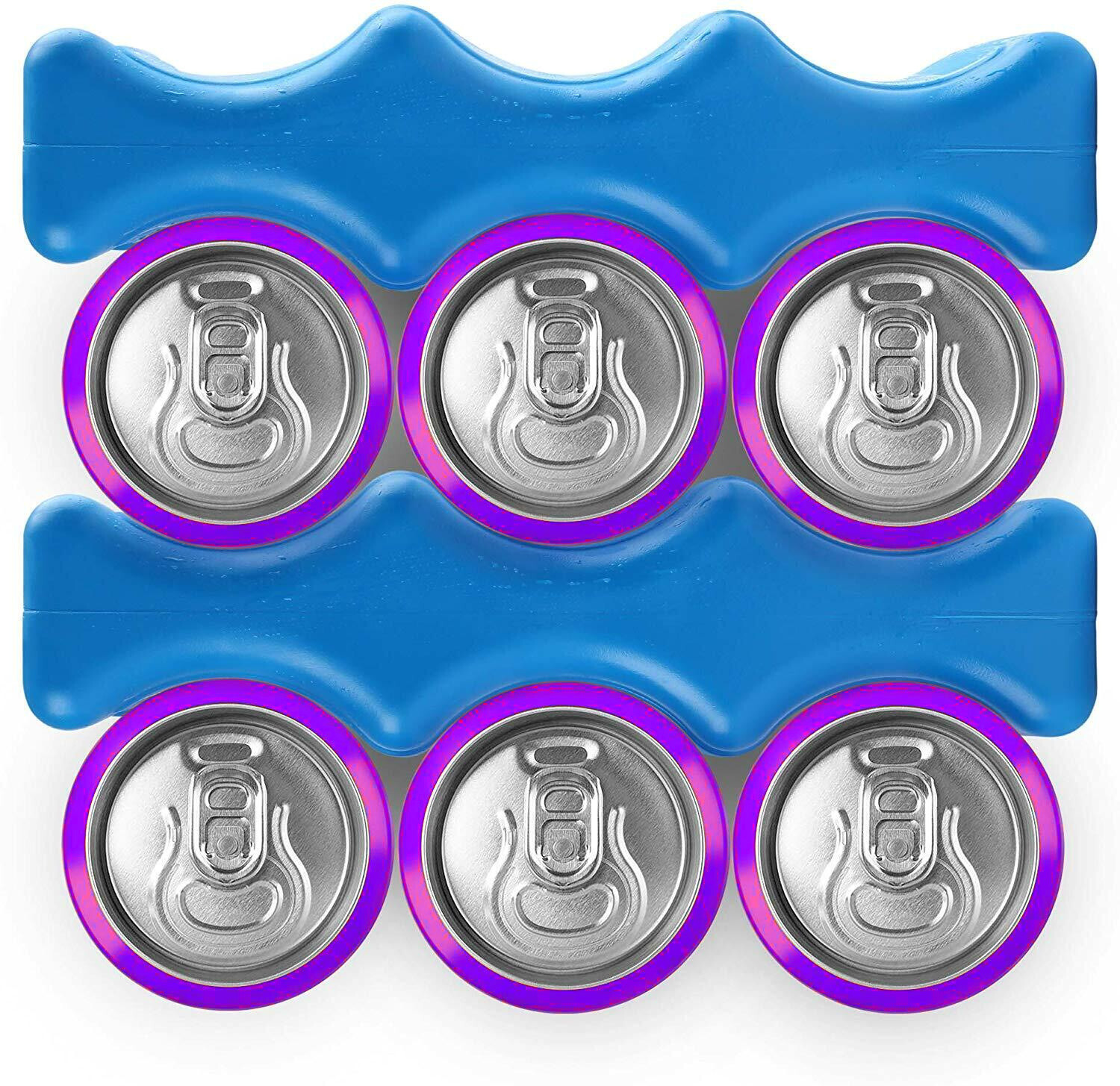 Can Pop Beer Baby Bottle Coolant Reusable Ice Pack Food drink Cooler (2-Pack)