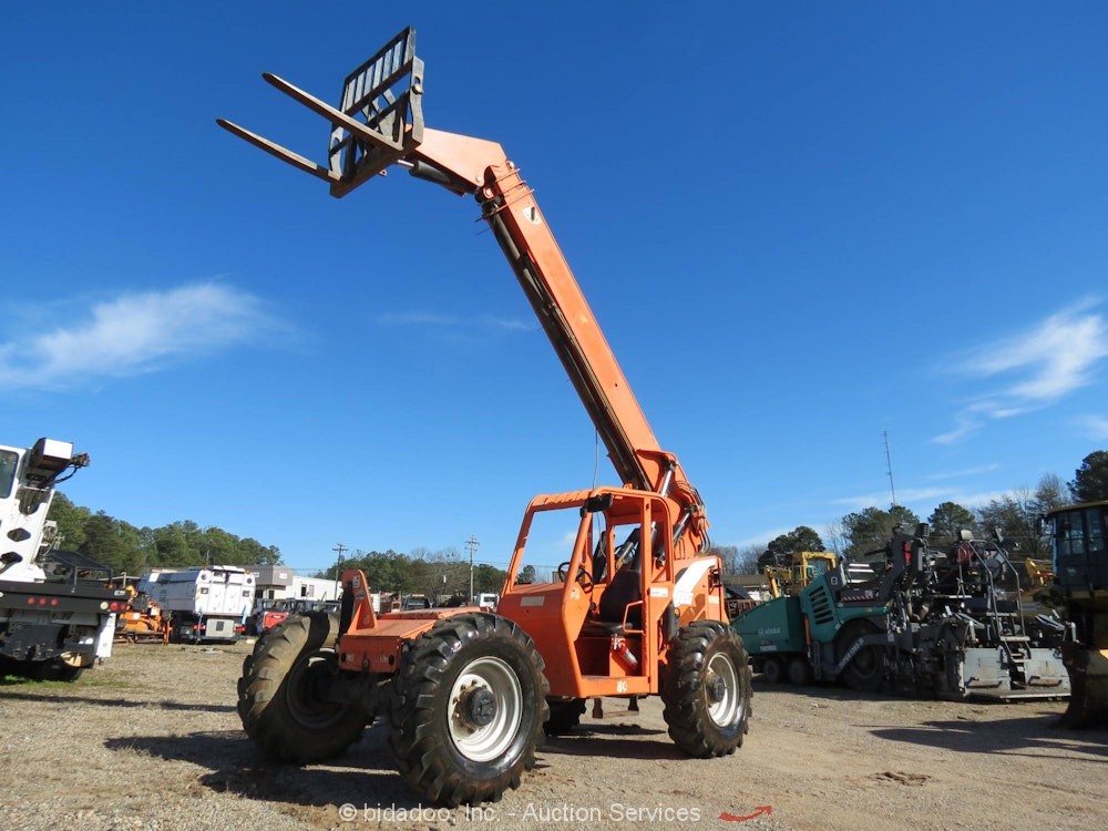 2015 Skytrak 8042 42' 8,000 lbs Telescopic Reach Forklift Telehandler bidadoo