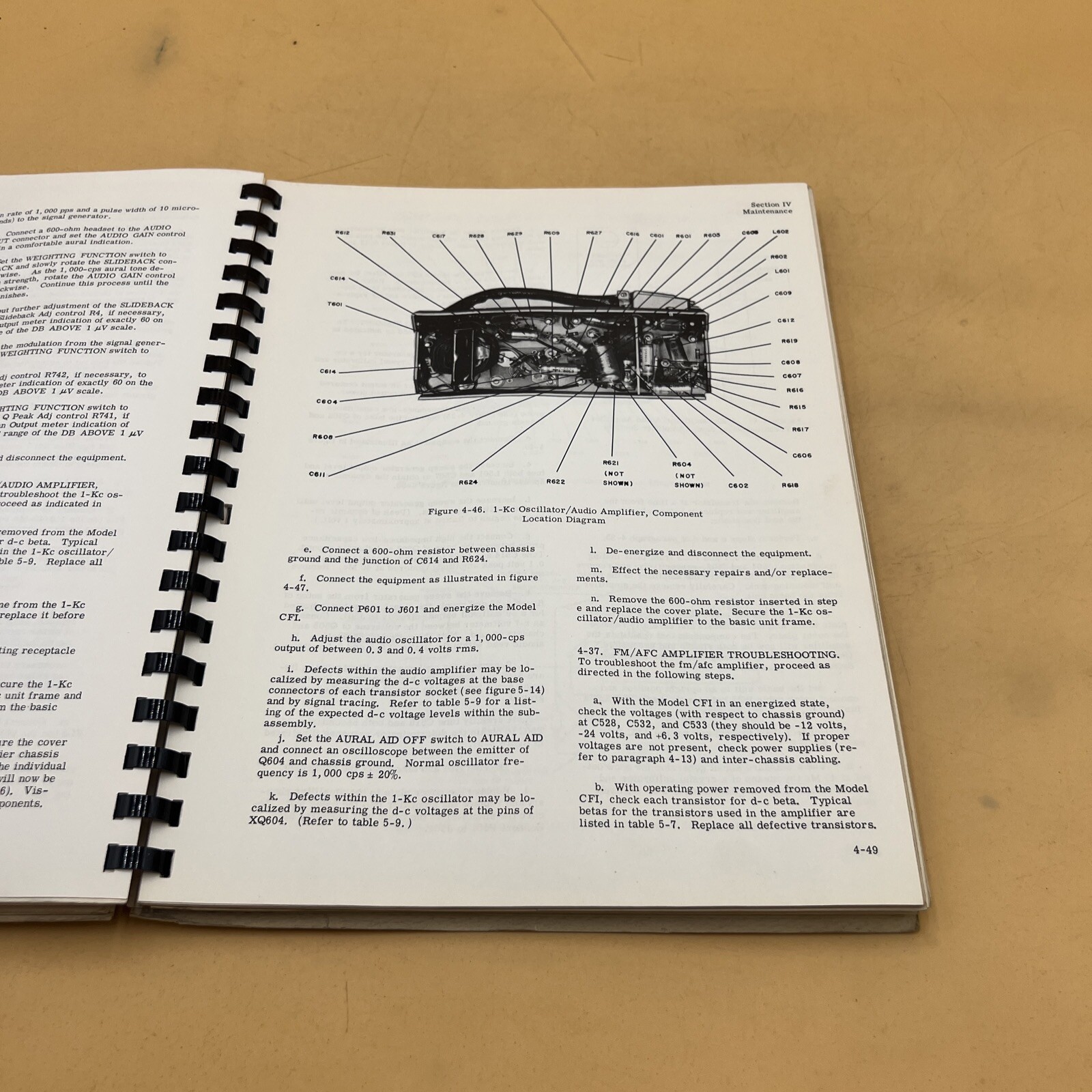 POLARAD CALIBRATED FIELD INTENSITY RECEIVER MODEL CFI OPERATING REPAIR HANDBOOK