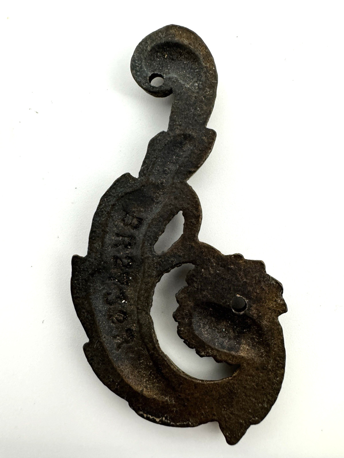 Antique Brass Furniture Embellishments 2 3/8" Trim Ornaments Restore Set of 2