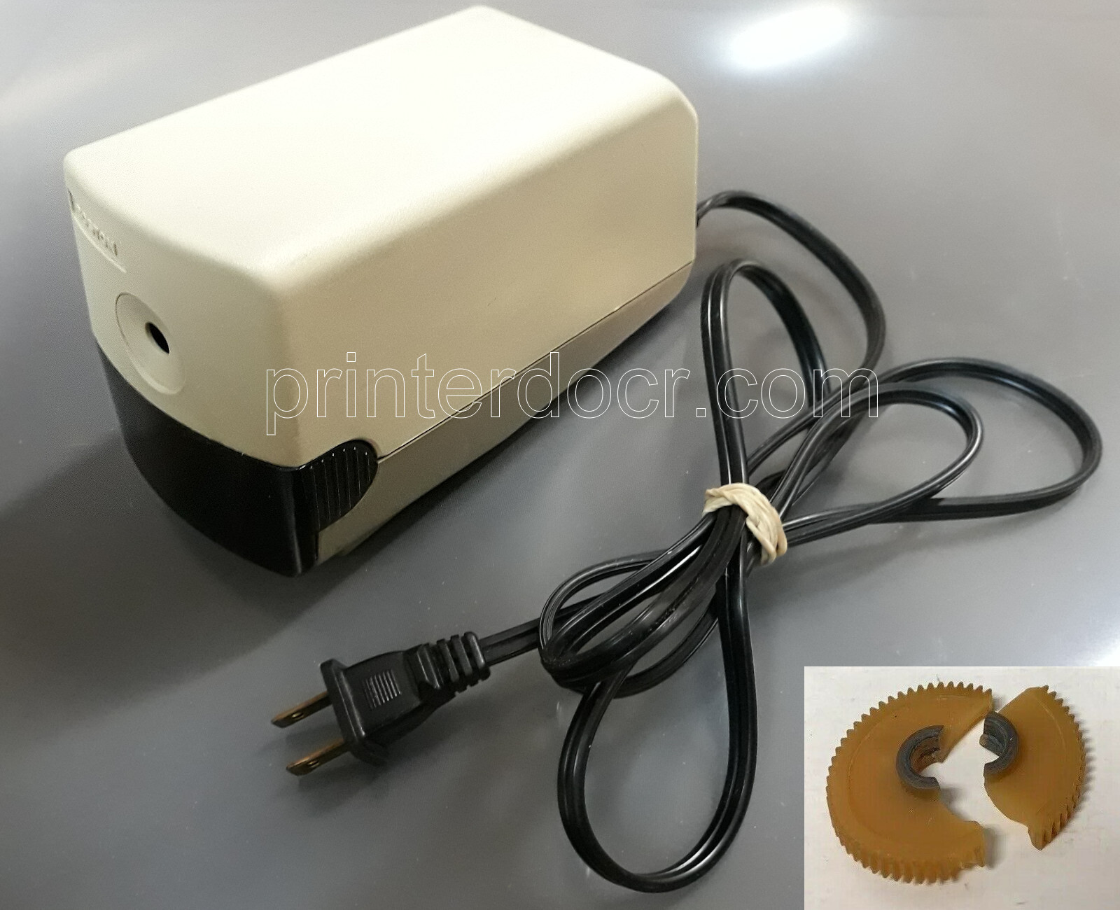 Improved Nylon replacement gear for Hunt Boston model 18 pencil sharpener 296A