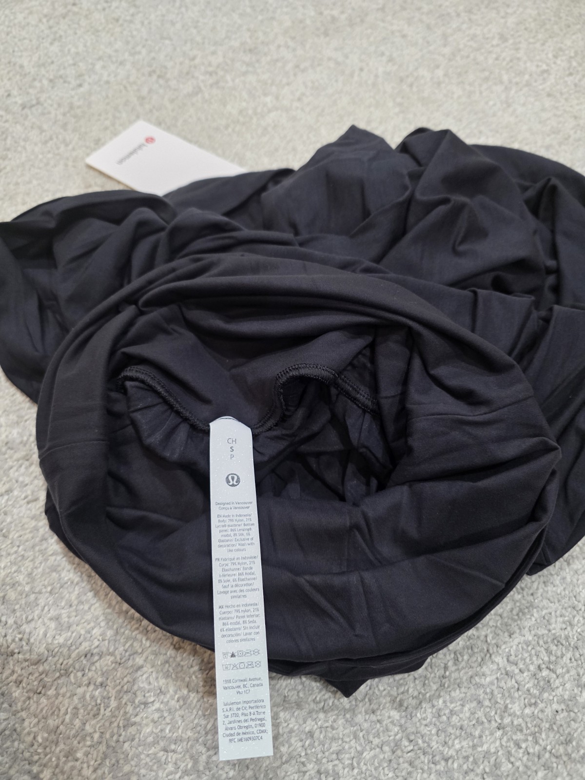 Lululemon 2-in-1 Maxi Dress Size S Color Black