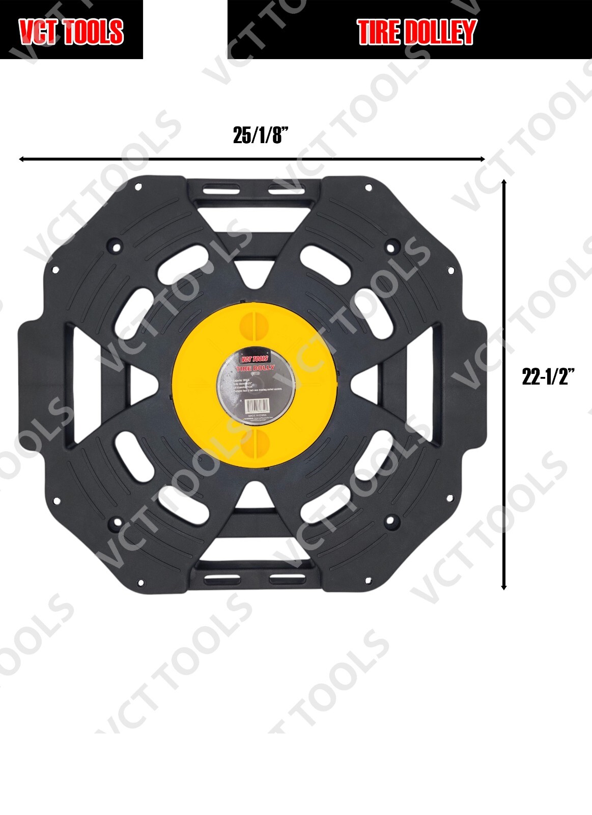 VCT Heavy Duty Tire Dolly, 300 lb. Capacity