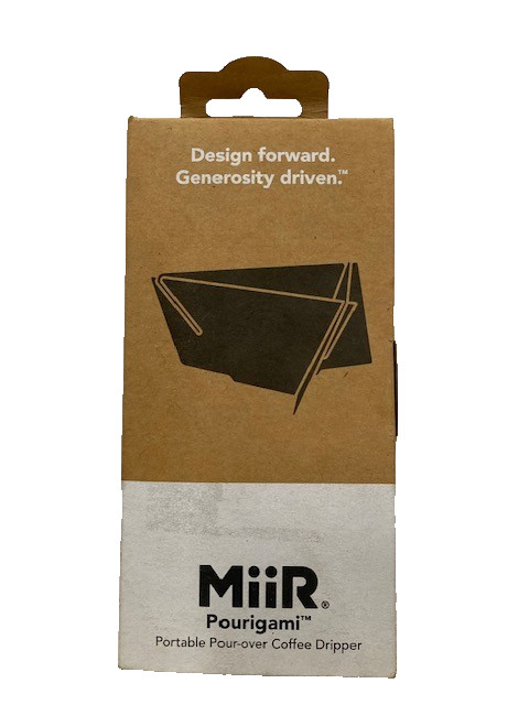 Miir Pourigami Portable Pour Over Metal Coffee Dripper, Reusable