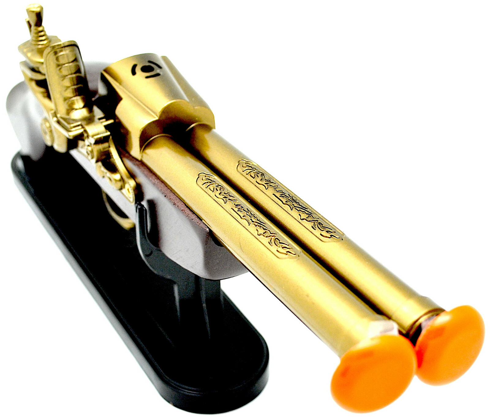 13" New! Vintage Double Barrel FLINTLOCK Replica Pistol GUN Rifle 18th Century