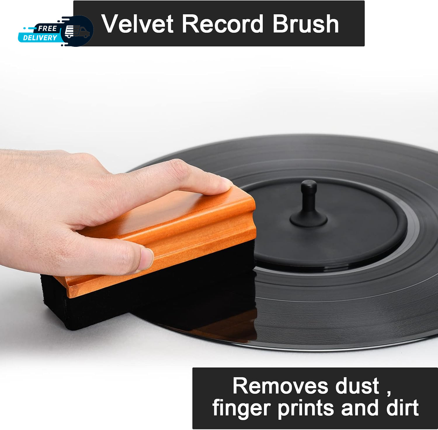 7-In-1 Vinyl Record Cleaning Kit Complete - Vinyl Record Cleaner Solution