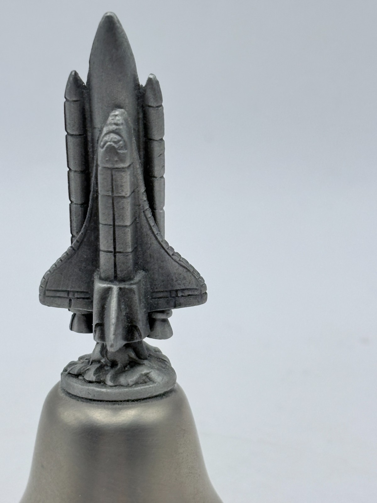 Vintage NASA Souvenir Pewter Bell 3.25" Tall - SPACE SHUTTLE