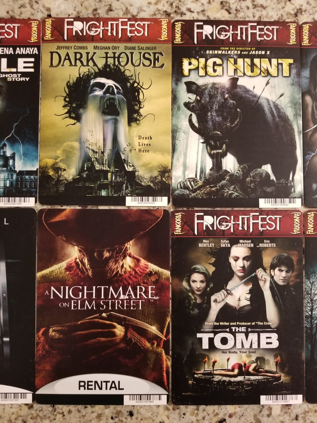 💀(1) One HORROR MOVIE Mini-Poster/Rental CARD🔥DEVIL (ONLY)