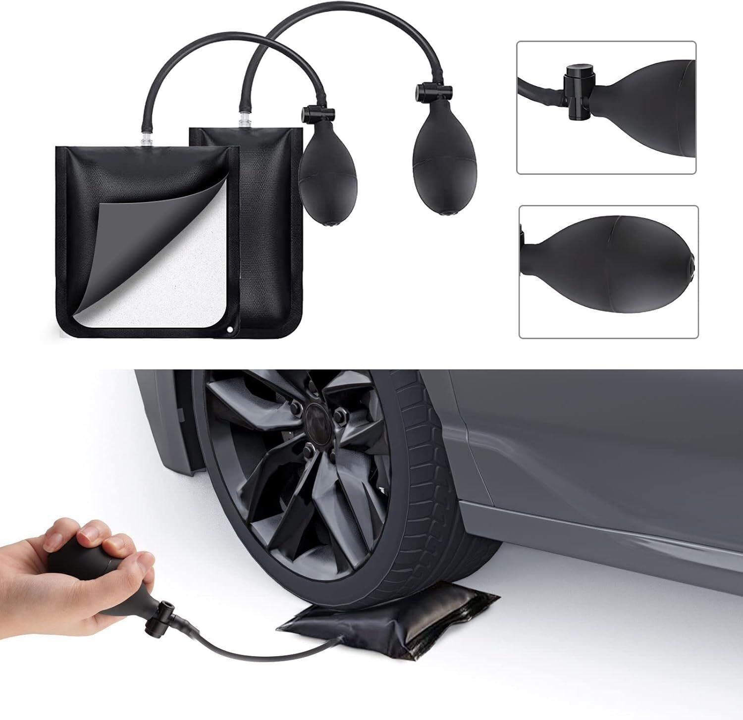 24PCS Professional Car Door Window Emergency Open Unlock Lock Out Auto Tool Kit