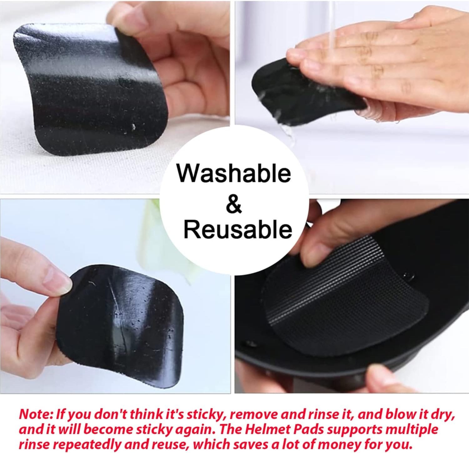 9 Universal Helmet Pads, Replacement Foam Cushion Pads For Football Helmets New