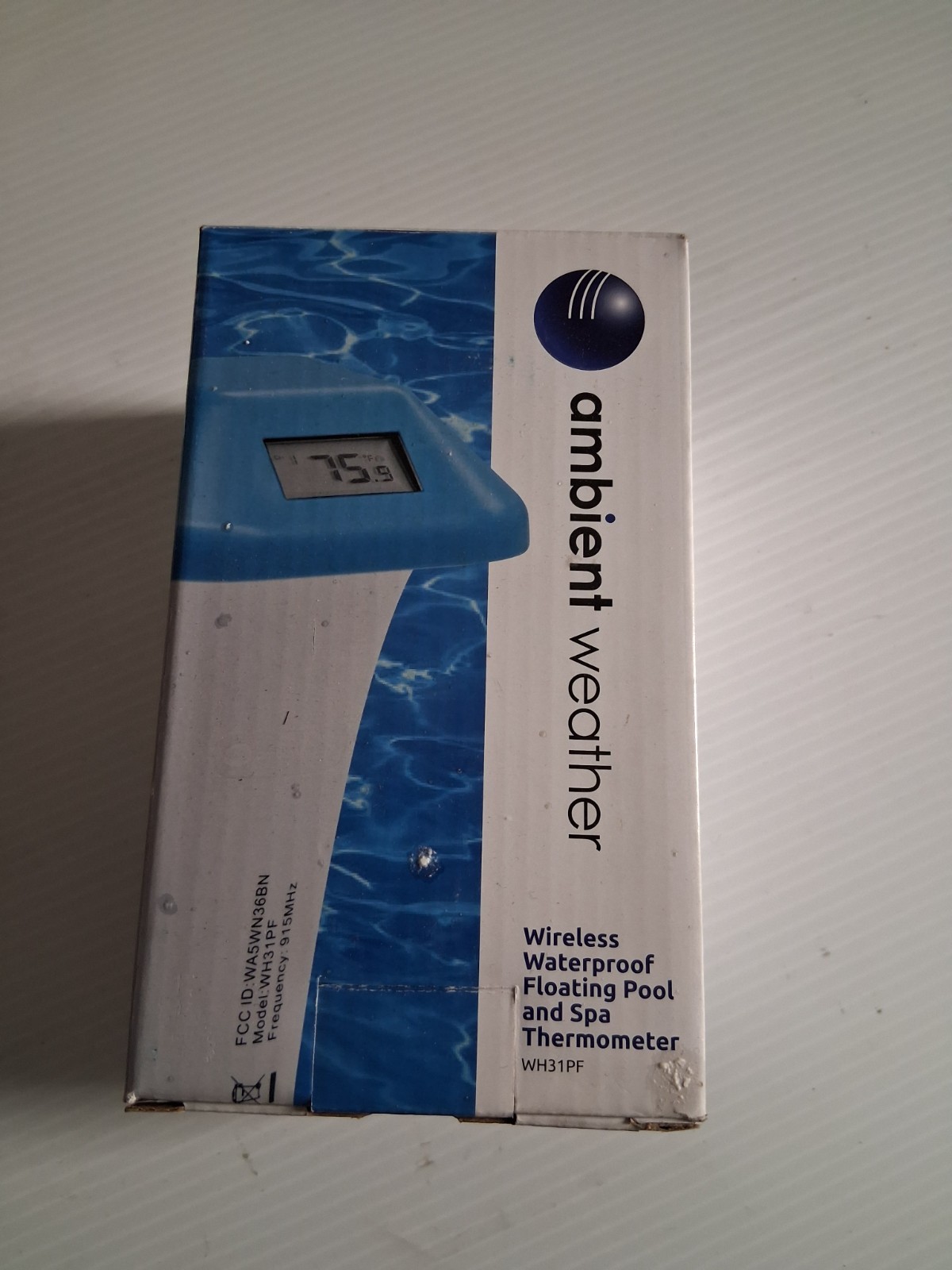 Ambient Weather WH31PF Wireless Floating Pool & Spa Thermometer for ws-2000