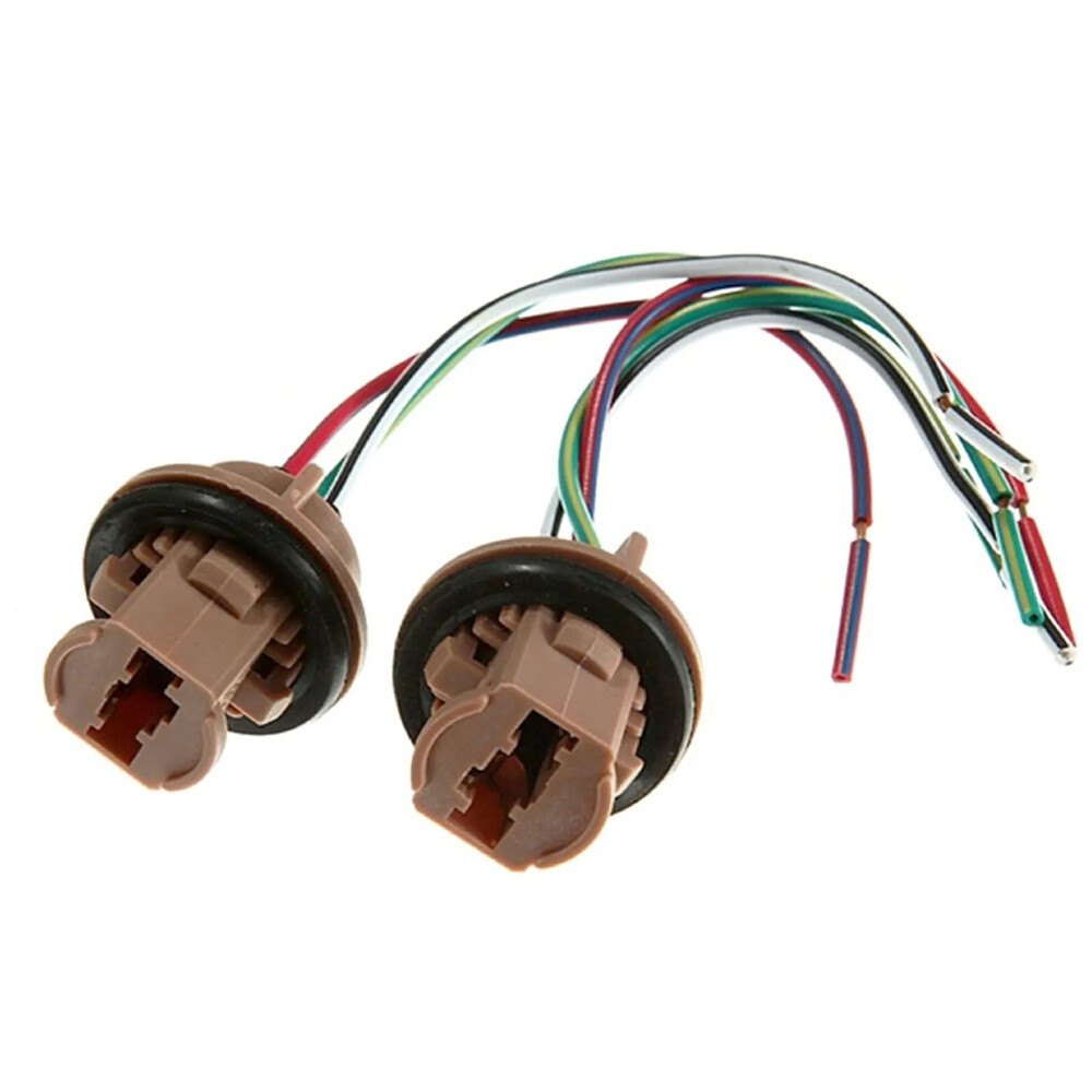 7443 7444 Turn Signal Light Female Socket Holder Wire Harness Pigtail Connector