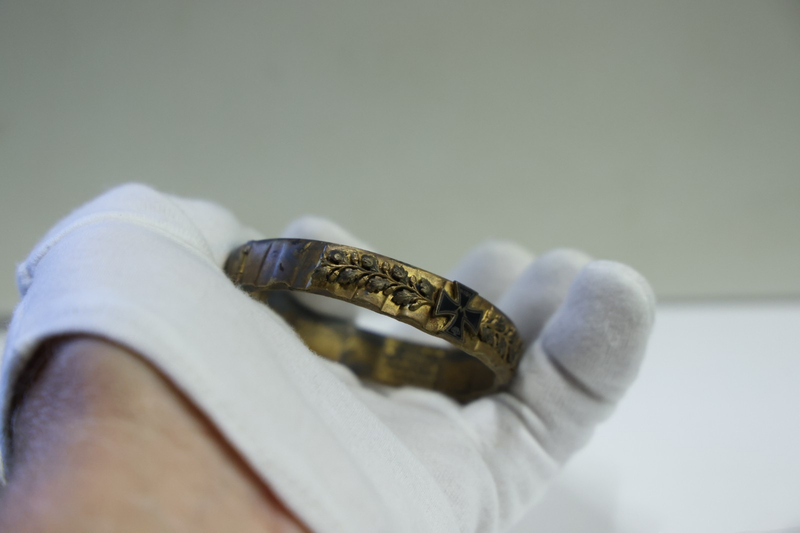 WWI German Patriotic 1916 Trench Art Bracelet