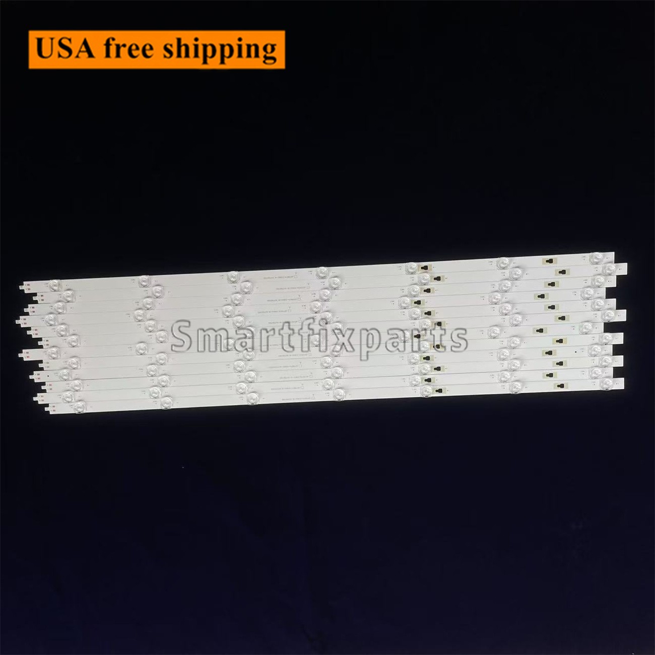 LED Backlight Strips For ONN 100044717 E4FAA75R 30375007005 LED75D07A-ZC66AG-06