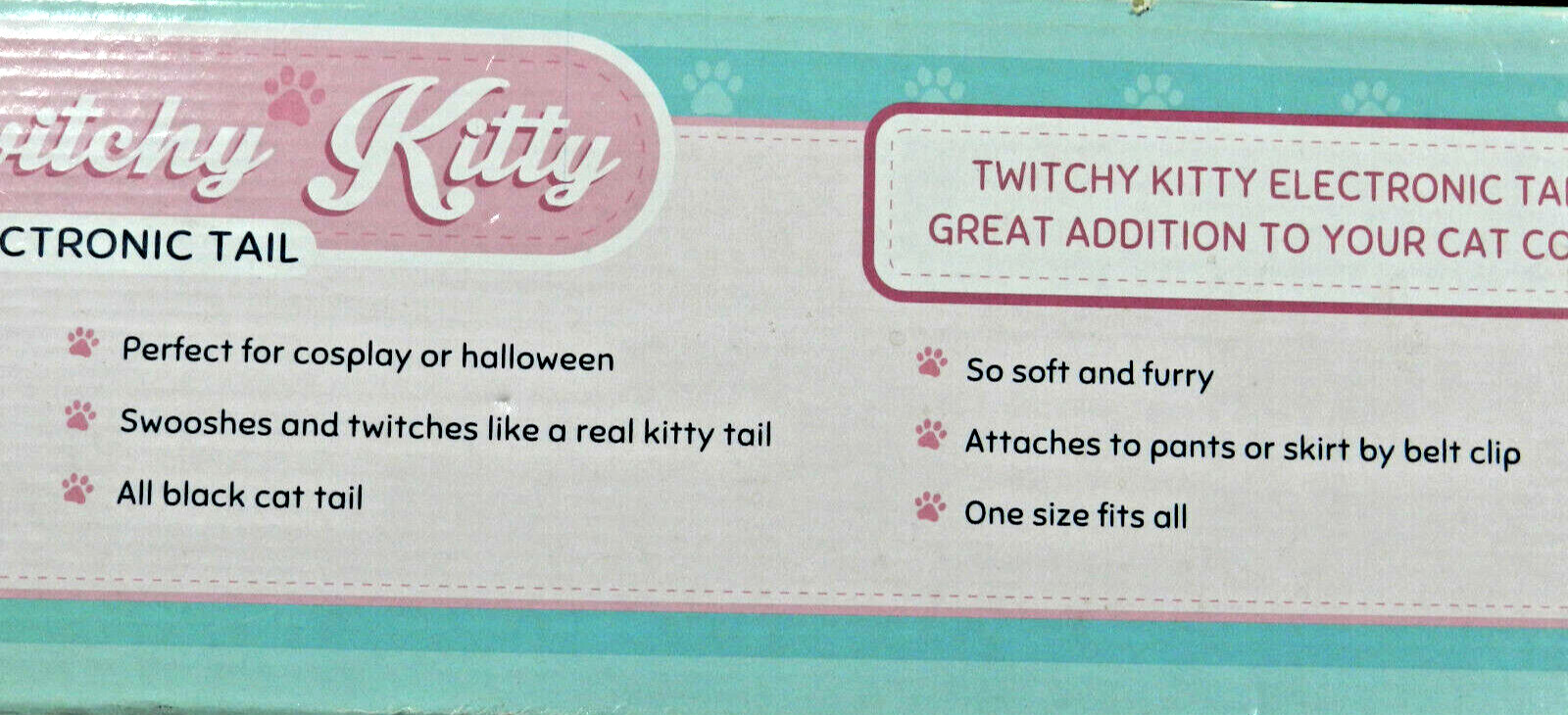 ThinkGeek Electronic Black Cat Tail Costume