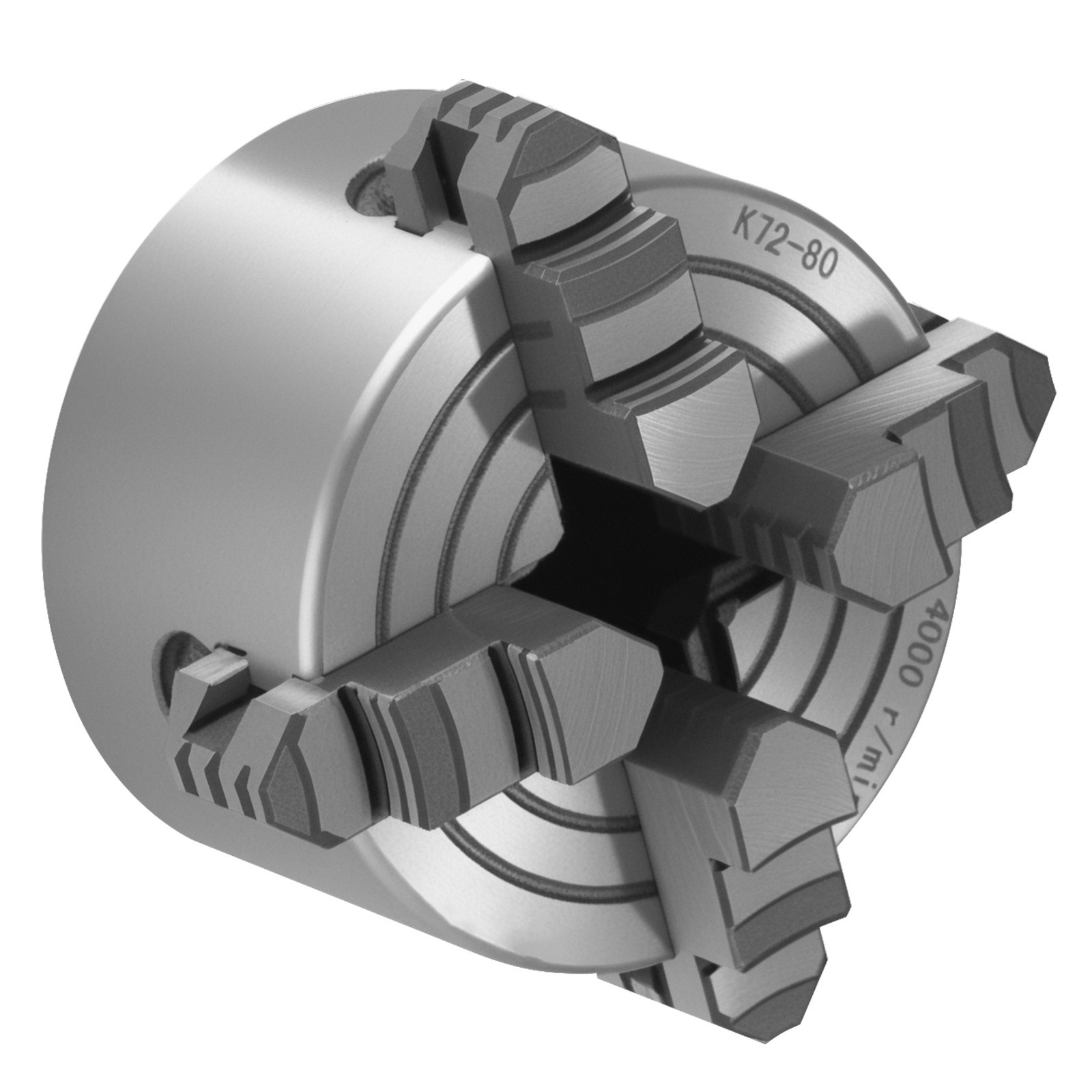 3 Inch 4-Jaw Self-Centering Lathe Chuck for Drilling Milling Machine 3D