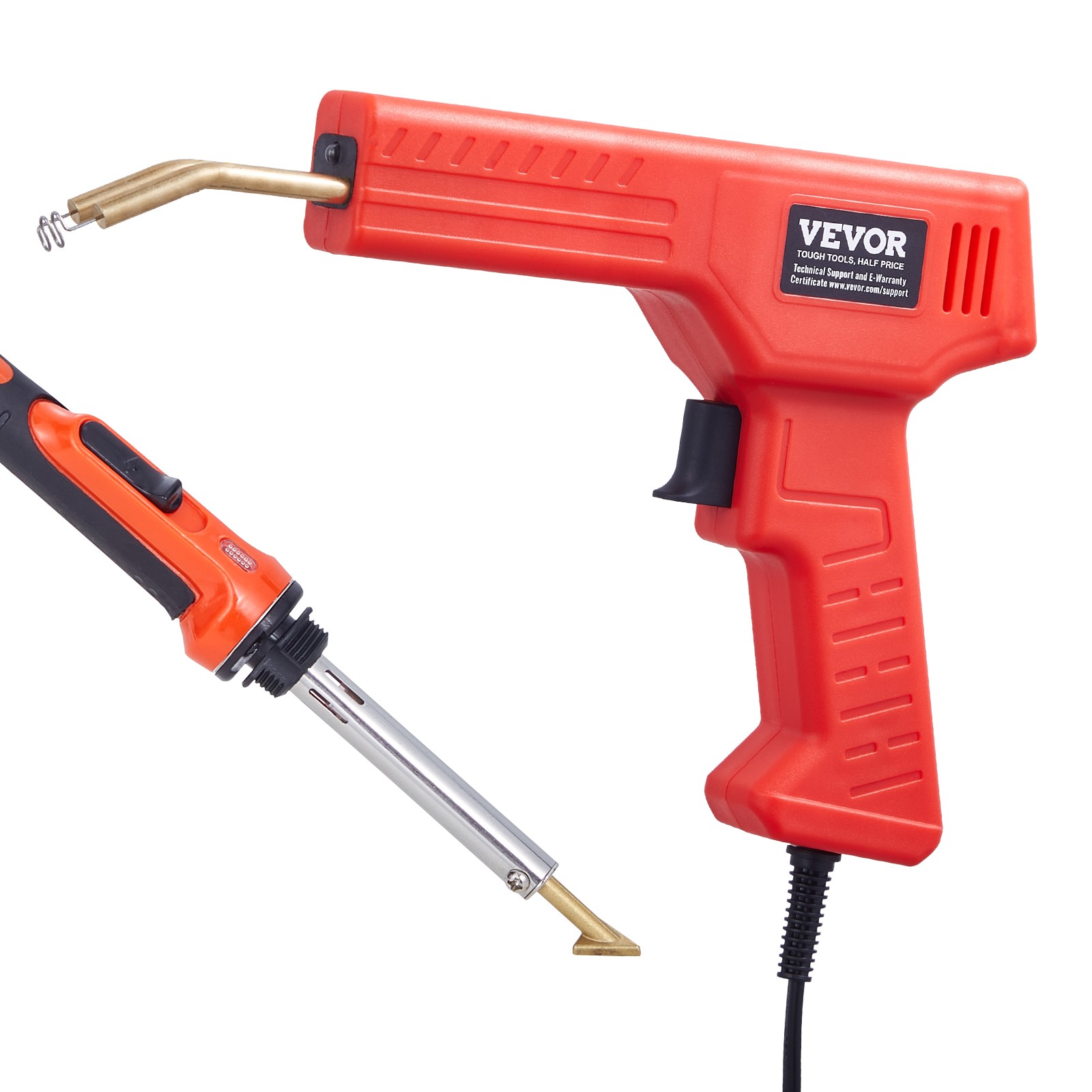 VEVOR Plastic Welder Kit 100W Plastic Welder Gun and Iron 1000 Staples&60 Rods