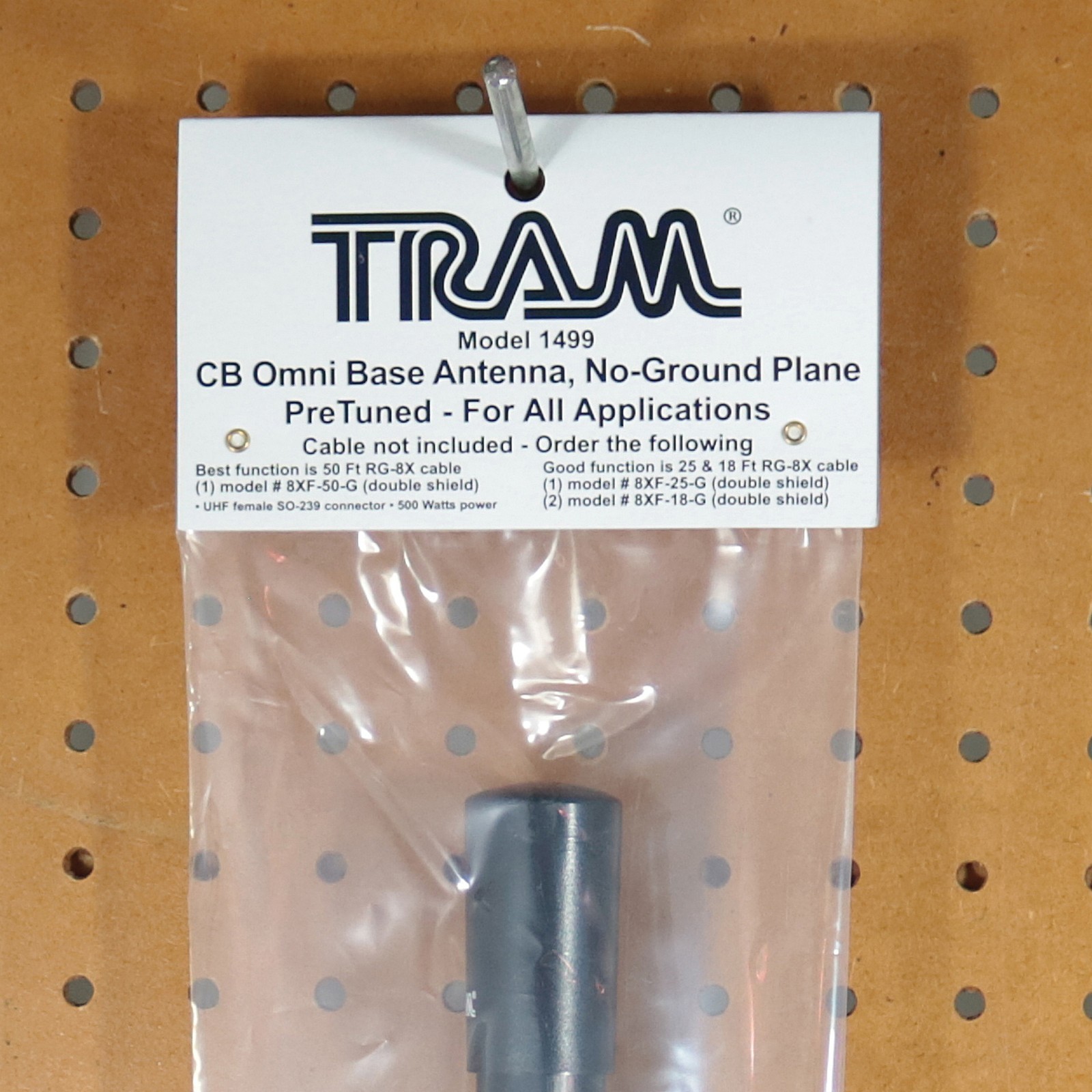 Tram 500 Watt 26-30 MHz No-Ground Mini CB Base Antenna Model 1499