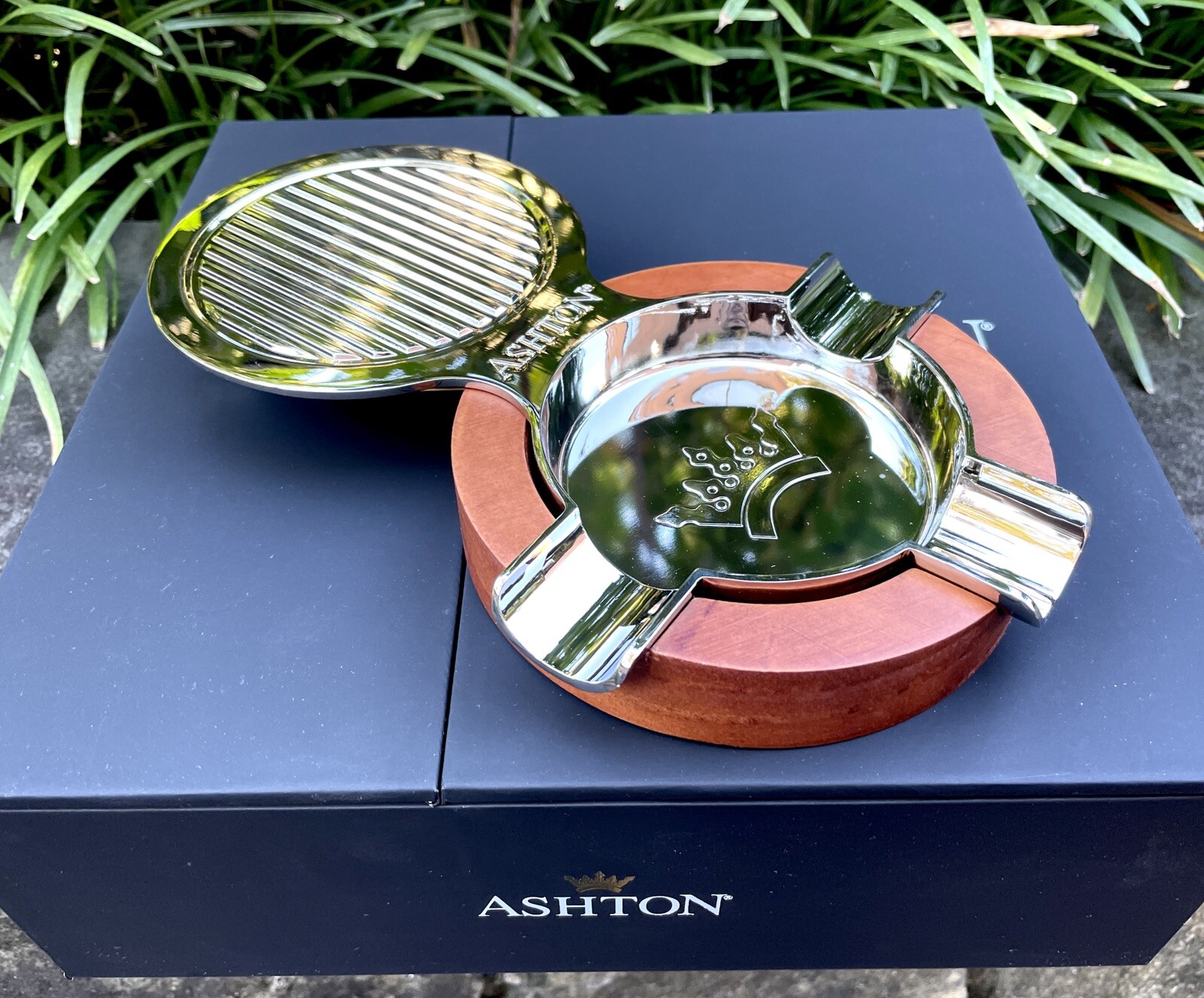 Ashton Cigars Luxury Gift Set, Whiskey Glasses & Superb Ashtray