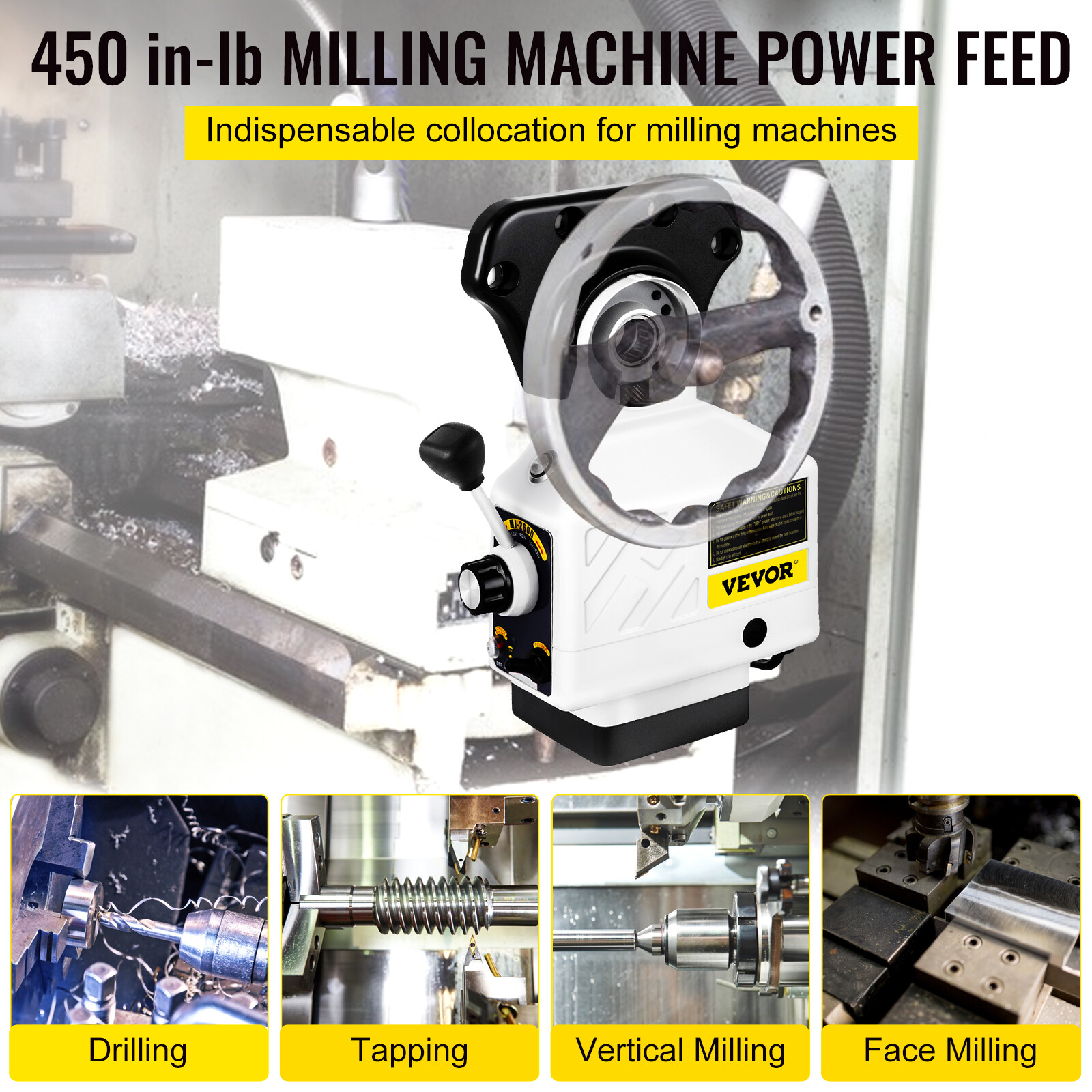 AL-310S X-AXIS Power Feed Milling Machine 450in-lb peak 0-200RAL-310S Bridgeport