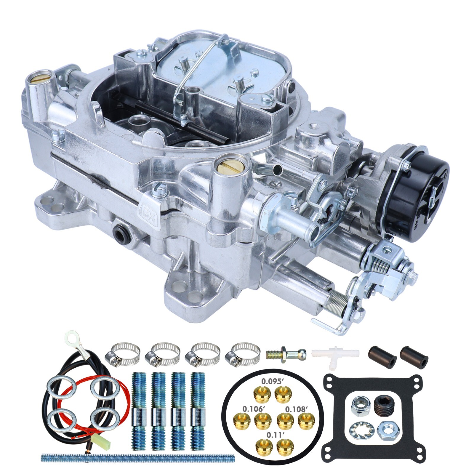 Edelbrock 1411 Performer 750 CFM 4 Barrel Carburetor, Electric Choke